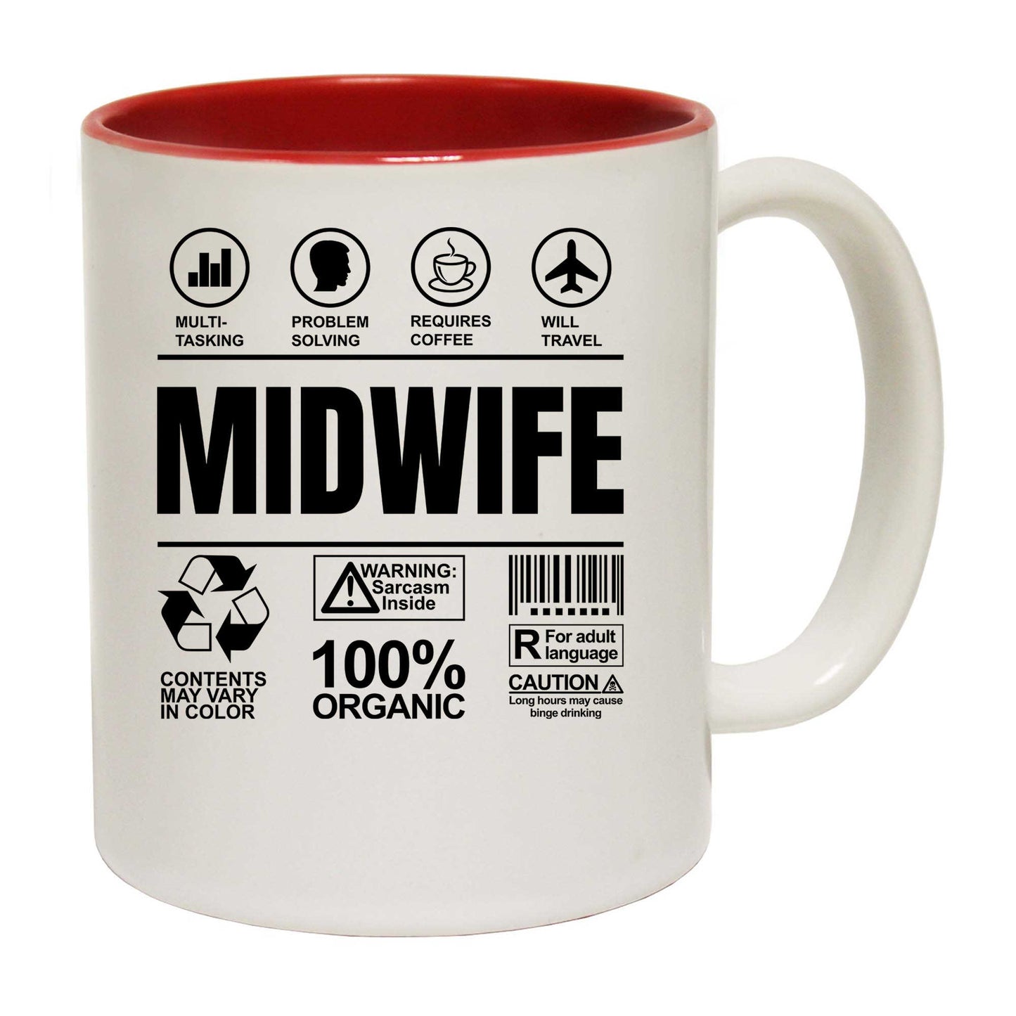 Midwife Health Professional Sarcastic Humour - Funny Coffee Mug