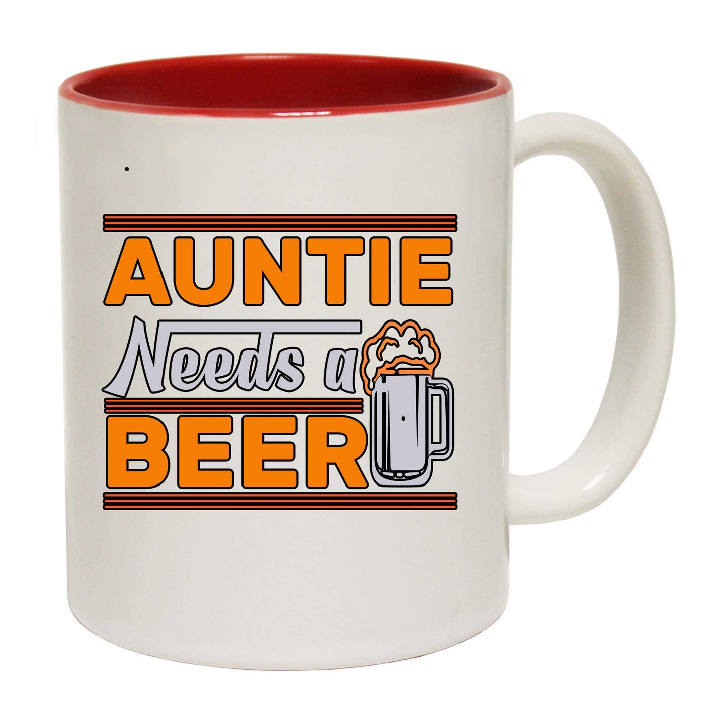 Auntie Needs A Beer - Funny Coffee Mug