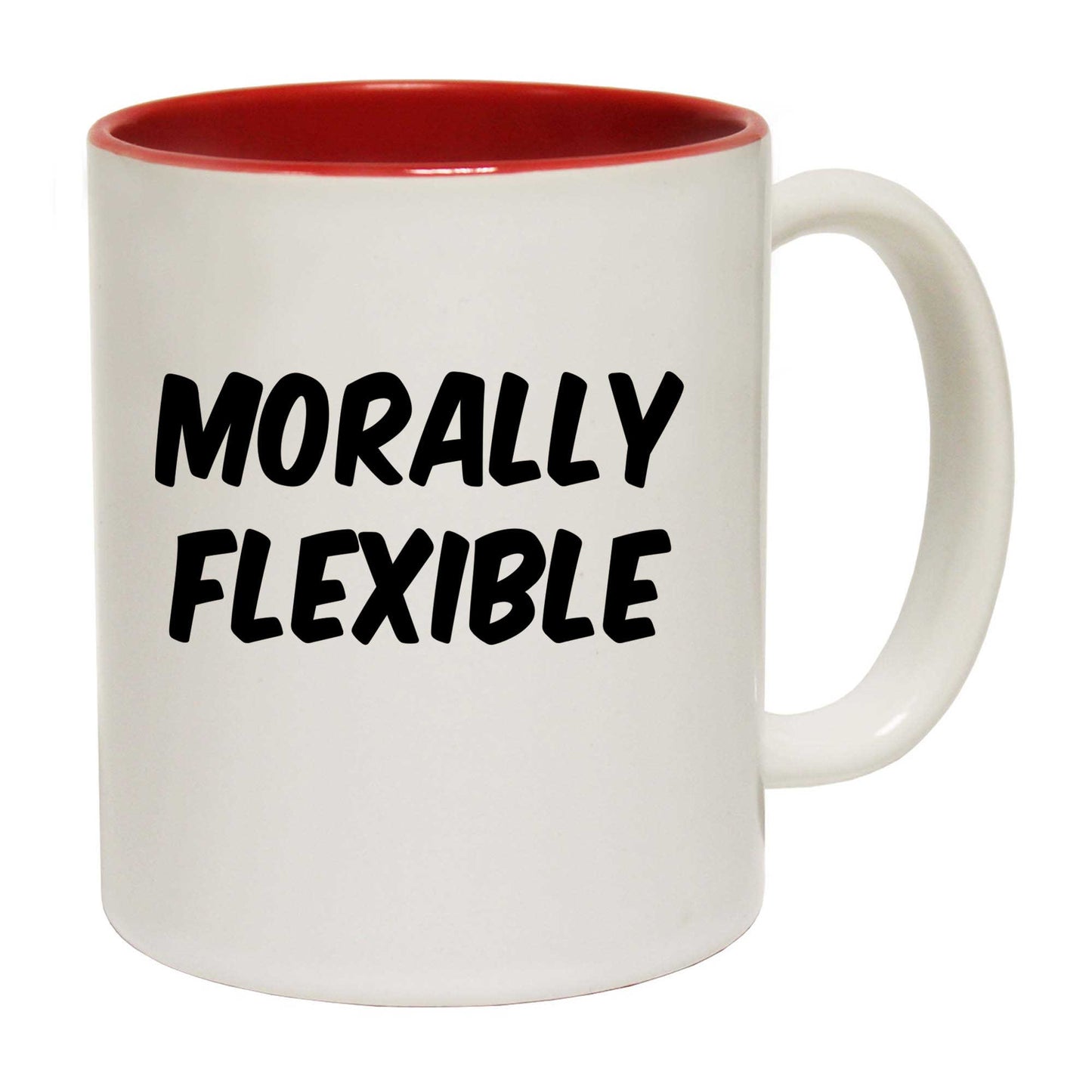 Morally Flexible - Funny Coffee Mug