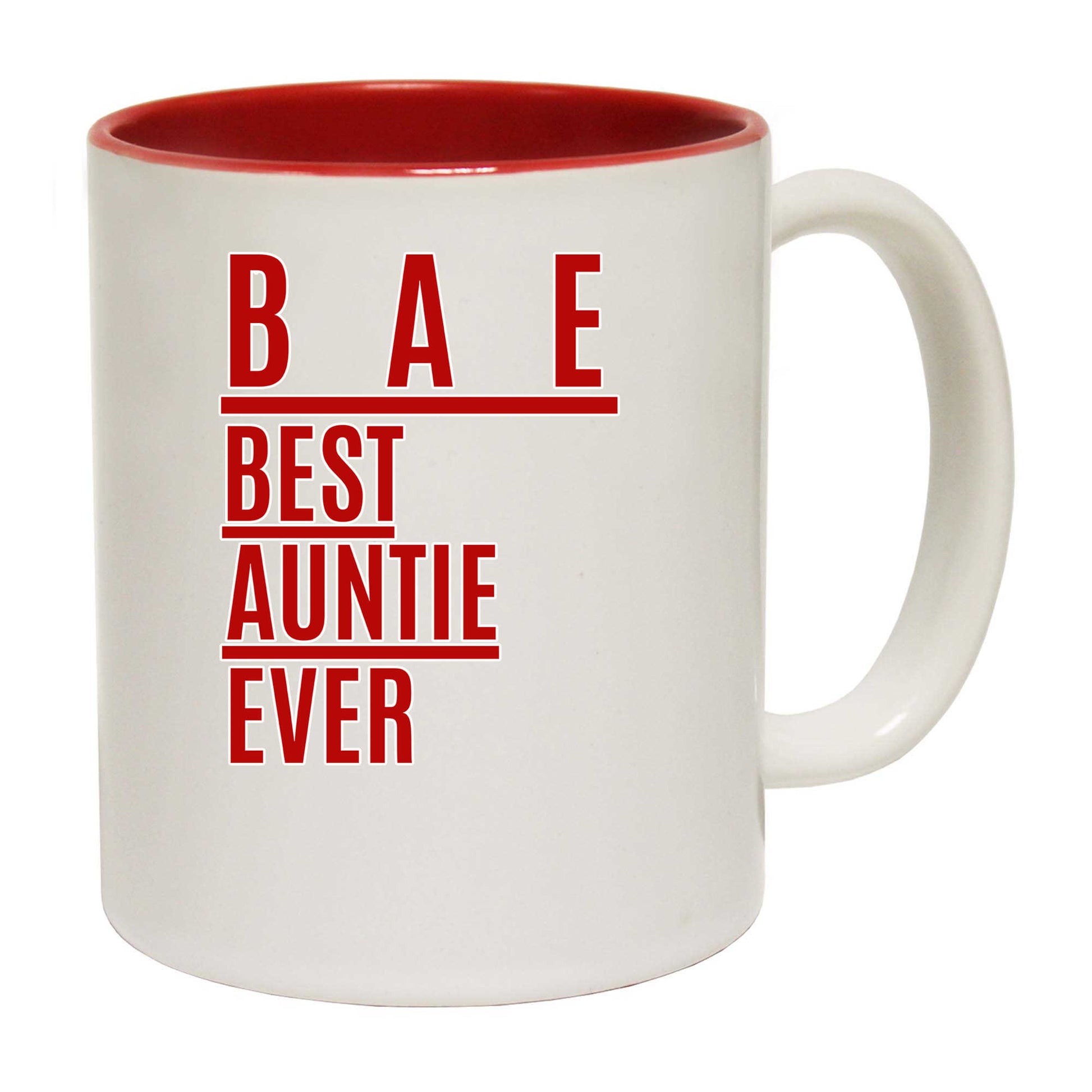 B A E Best Auntie Ever - Funny Coffee Mug