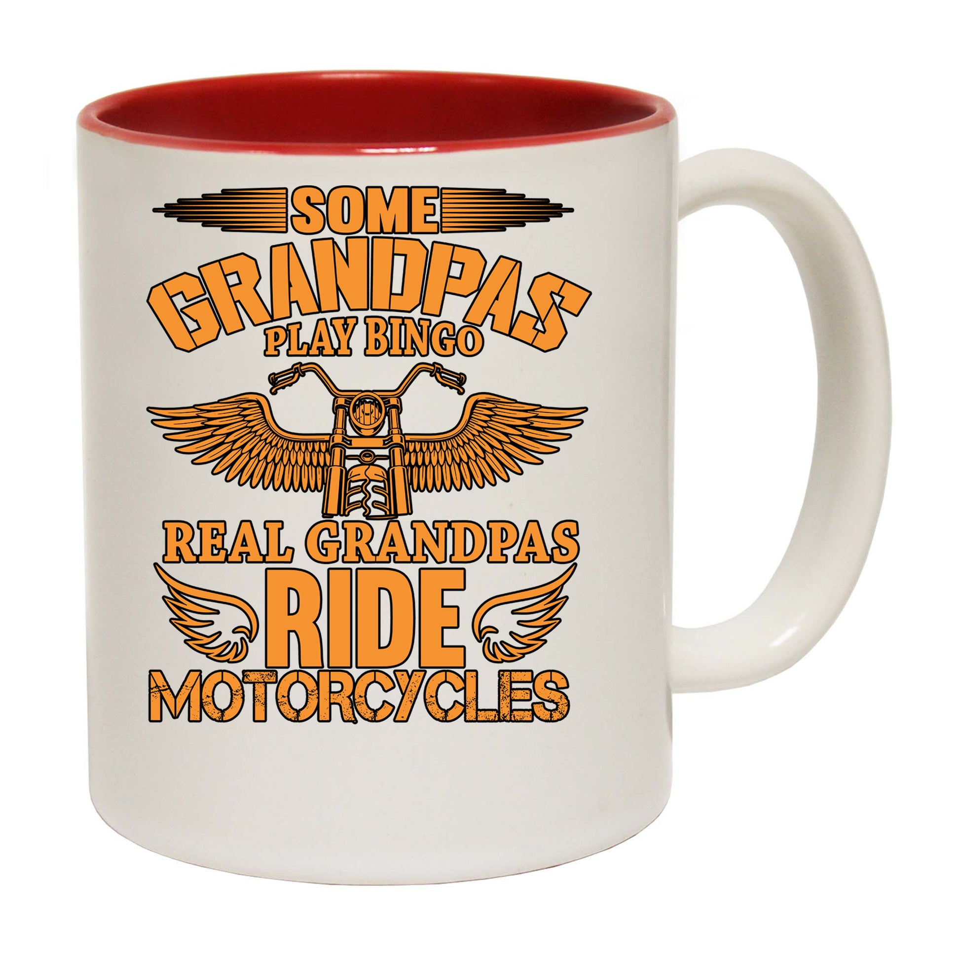 Some Grandpas Play Bingo Ride Motorcycle Motorbike - Funny Coffee Mug