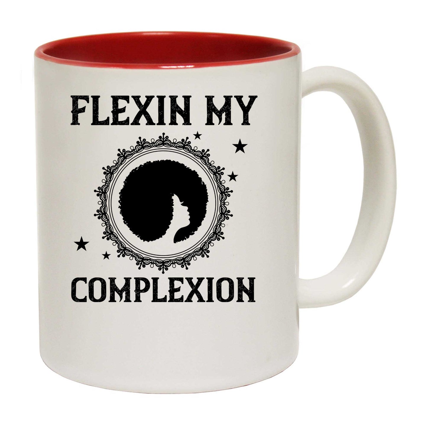 Flexin My Complexion Afro - Funny Coffee Mug