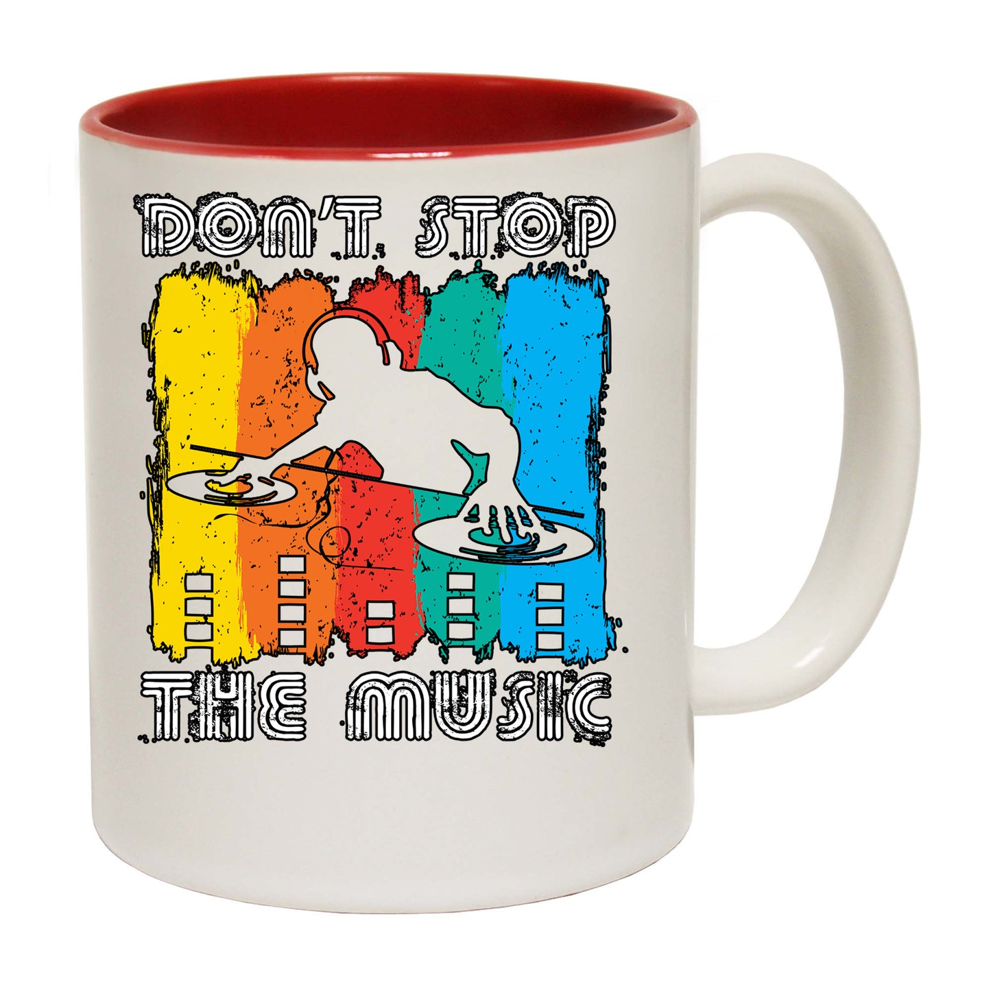 Dont Stop The Music Dj Record Vinyl - Funny Coffee Mug