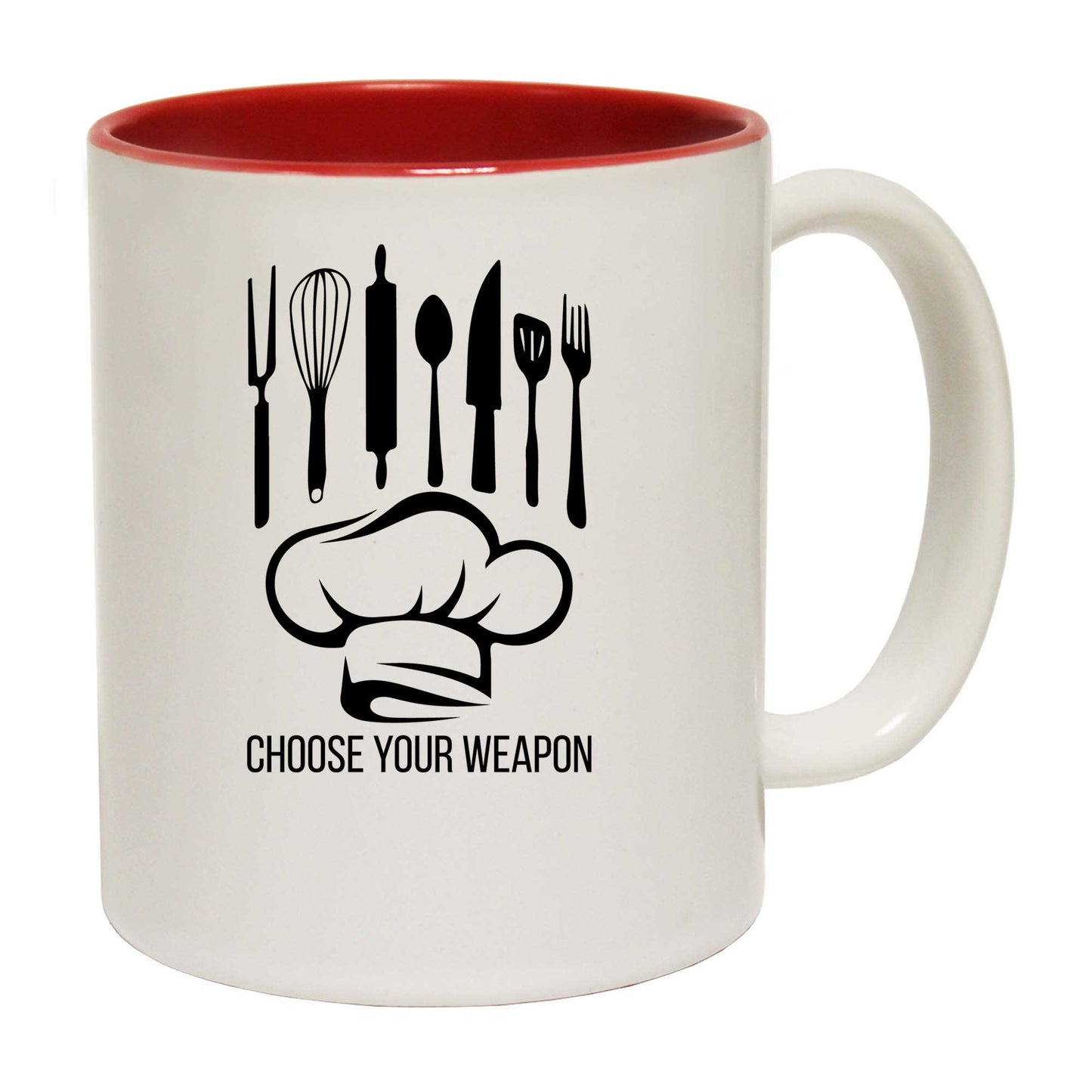 Choose Your Weapon Chef Cooking V2 - Funny Coffee Mug