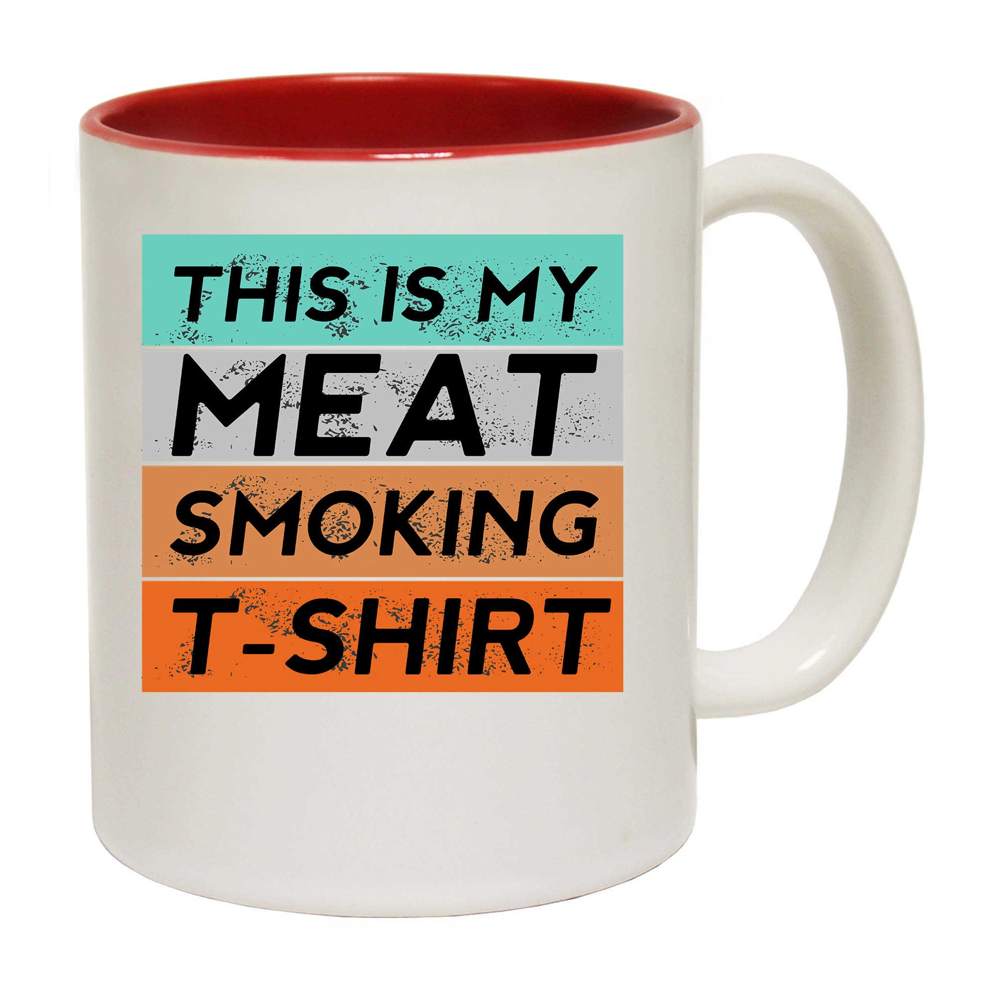 Bbq Smoker Themed Retro Vintage My Meat Smoking Chef - Funny Coffee Mug