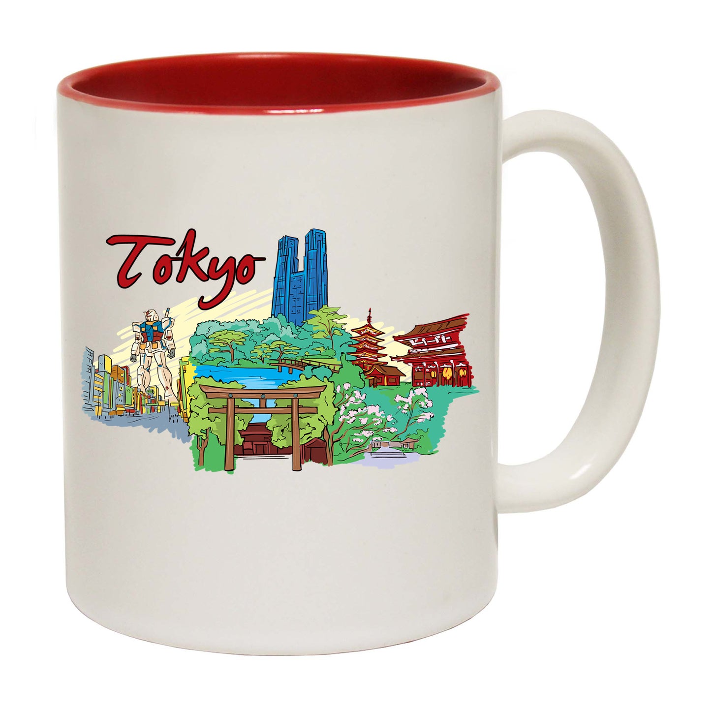 Tokyo Japan Country Flag Destination - Funny Coffee Mug