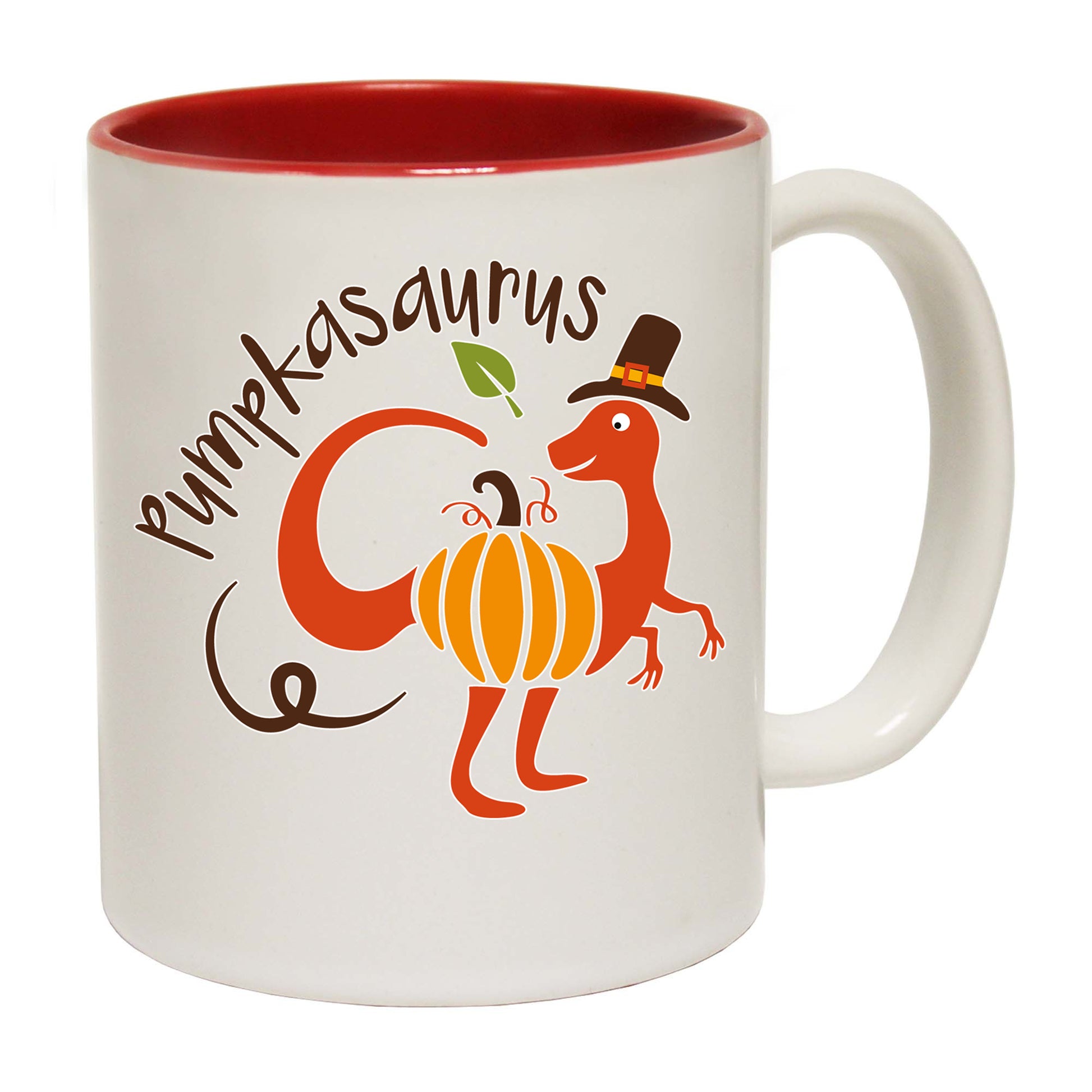 Pumpkasaurus Dinosaur Dino Pumkin Halloween - Funny Coffee Mug