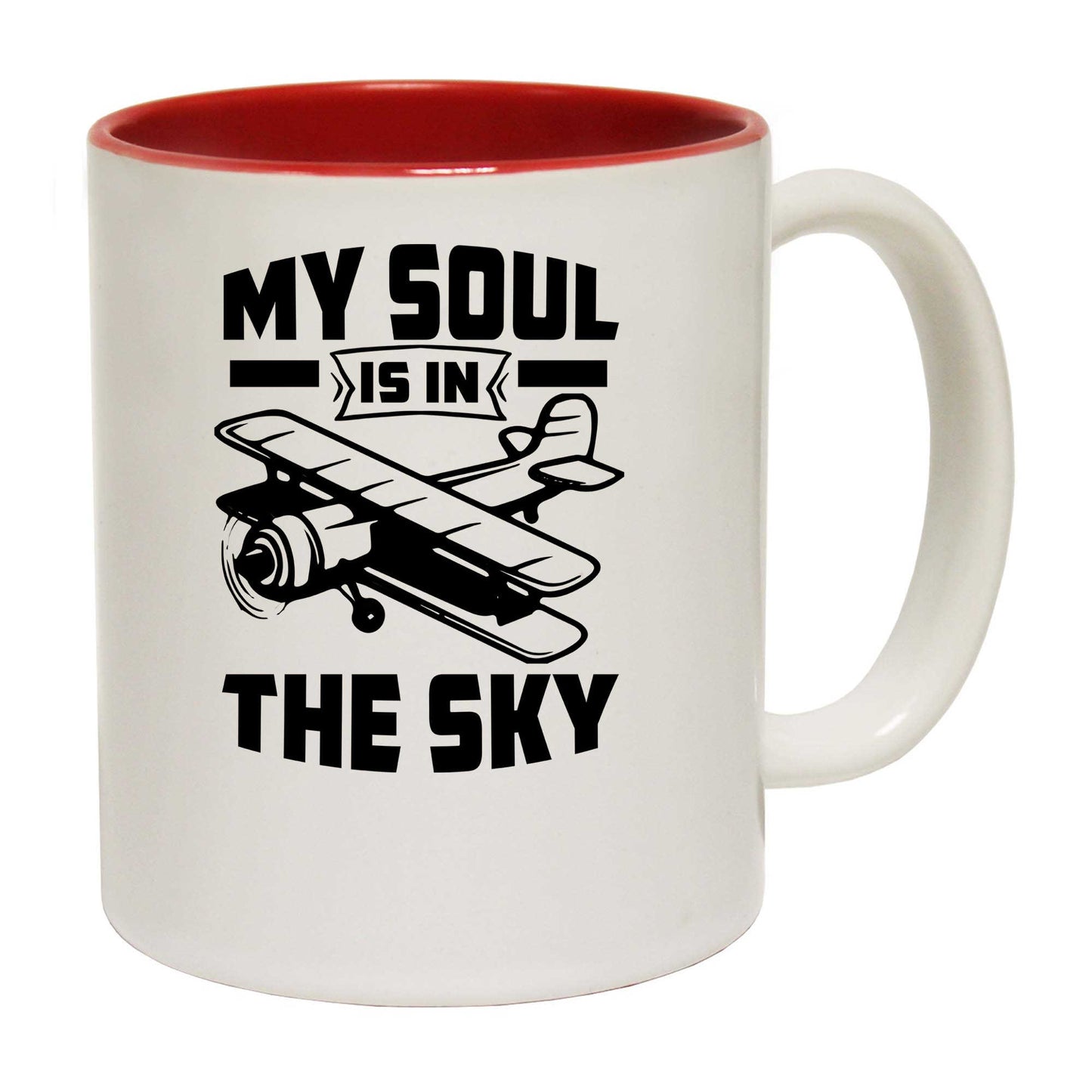 My Soul Is In The Sky Plane Pilot - Funny Coffee Mug