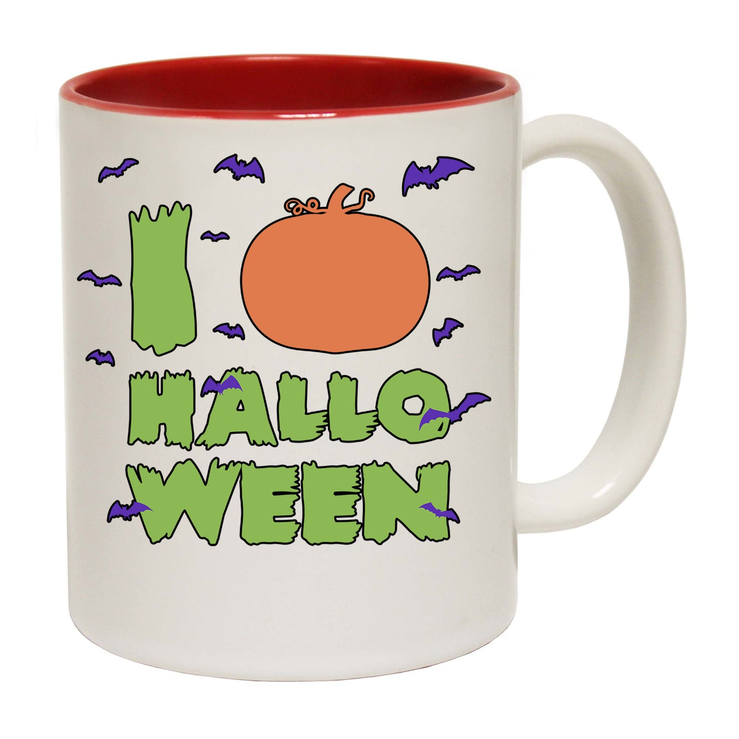 I Love Halloween Pumpkin - Funny Coffee Mug