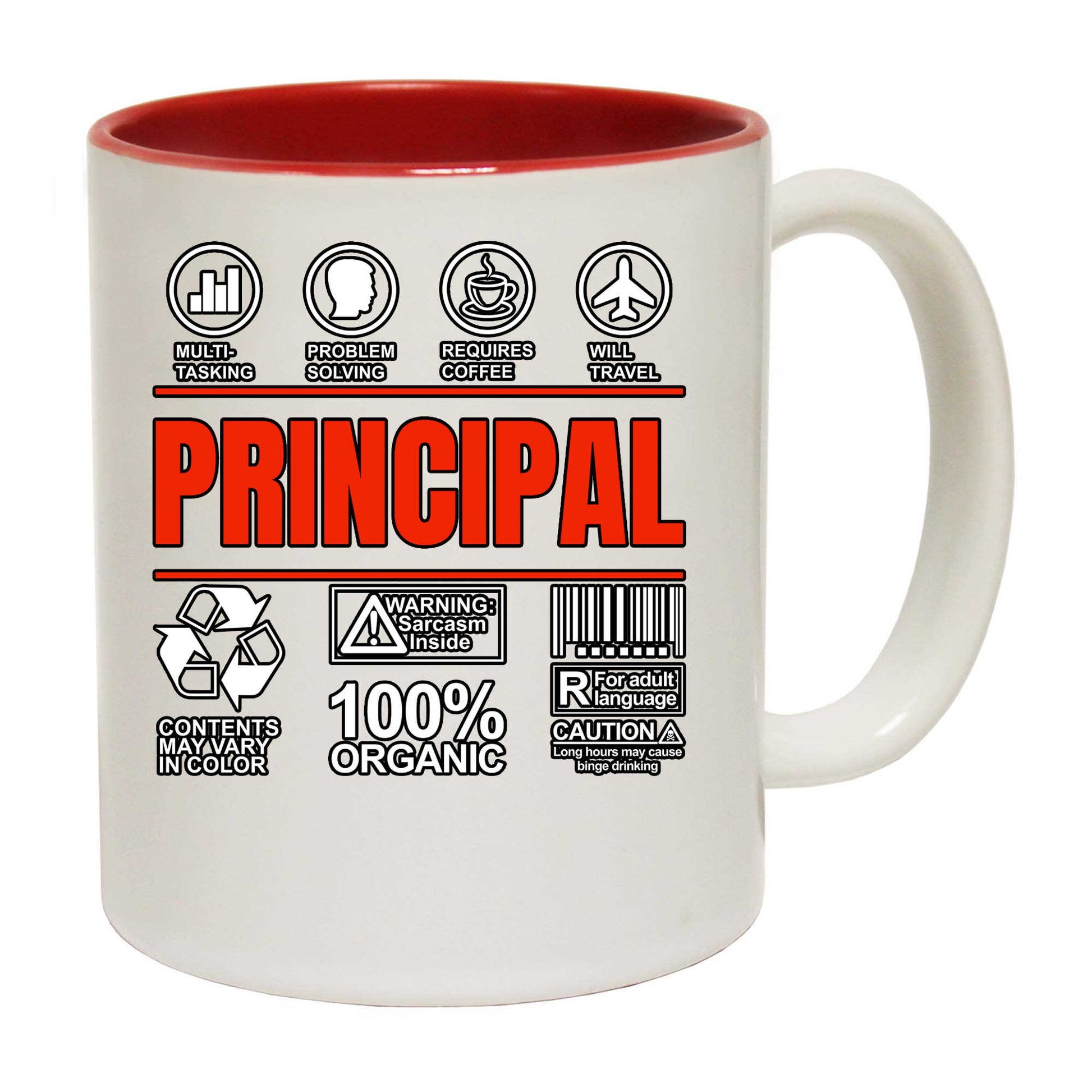 Principal School  Teacher Sarcastic Humour - Funny Coffee Mug