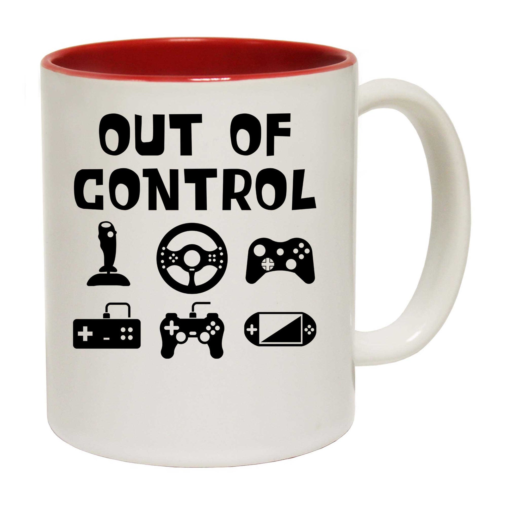 Out Of Control Gamer Games Video - Funny Coffee Mug