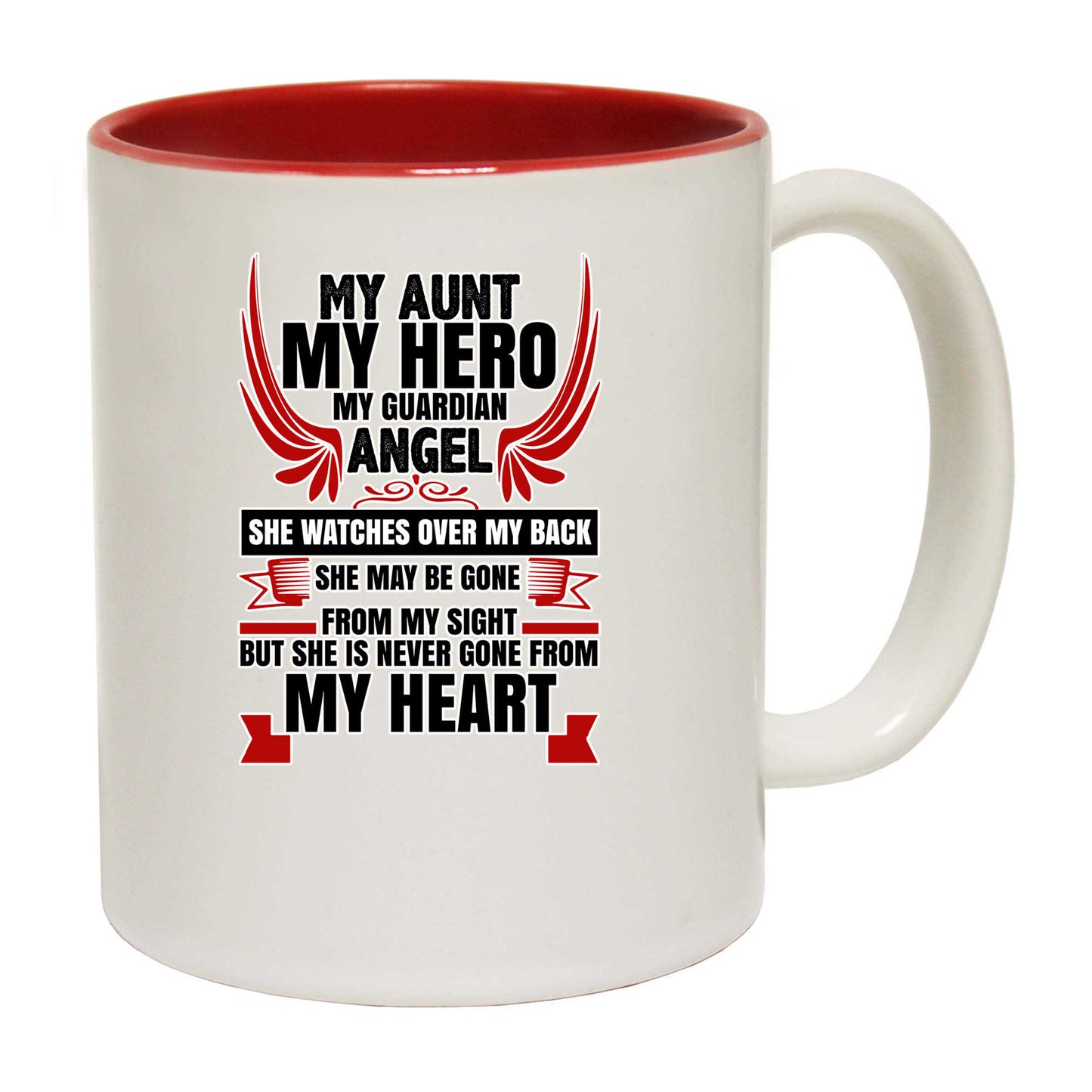 My Aunt My Hero My Guardian Angel Auntie - Funny Coffee Mug