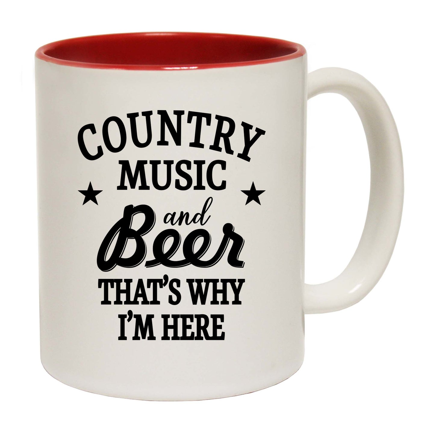 Country Music And Beer - Funny Coffee Mug