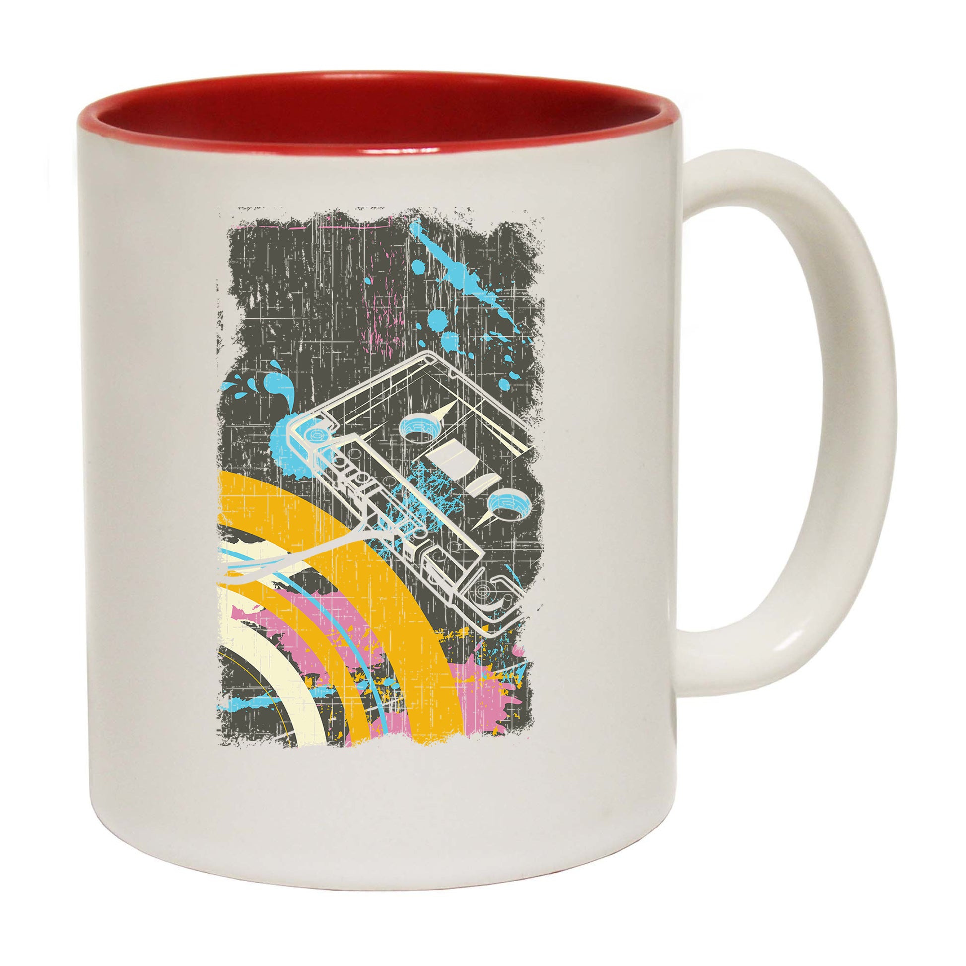 Old Skool Retro Cassette Music Tape - Funny Coffee Mug