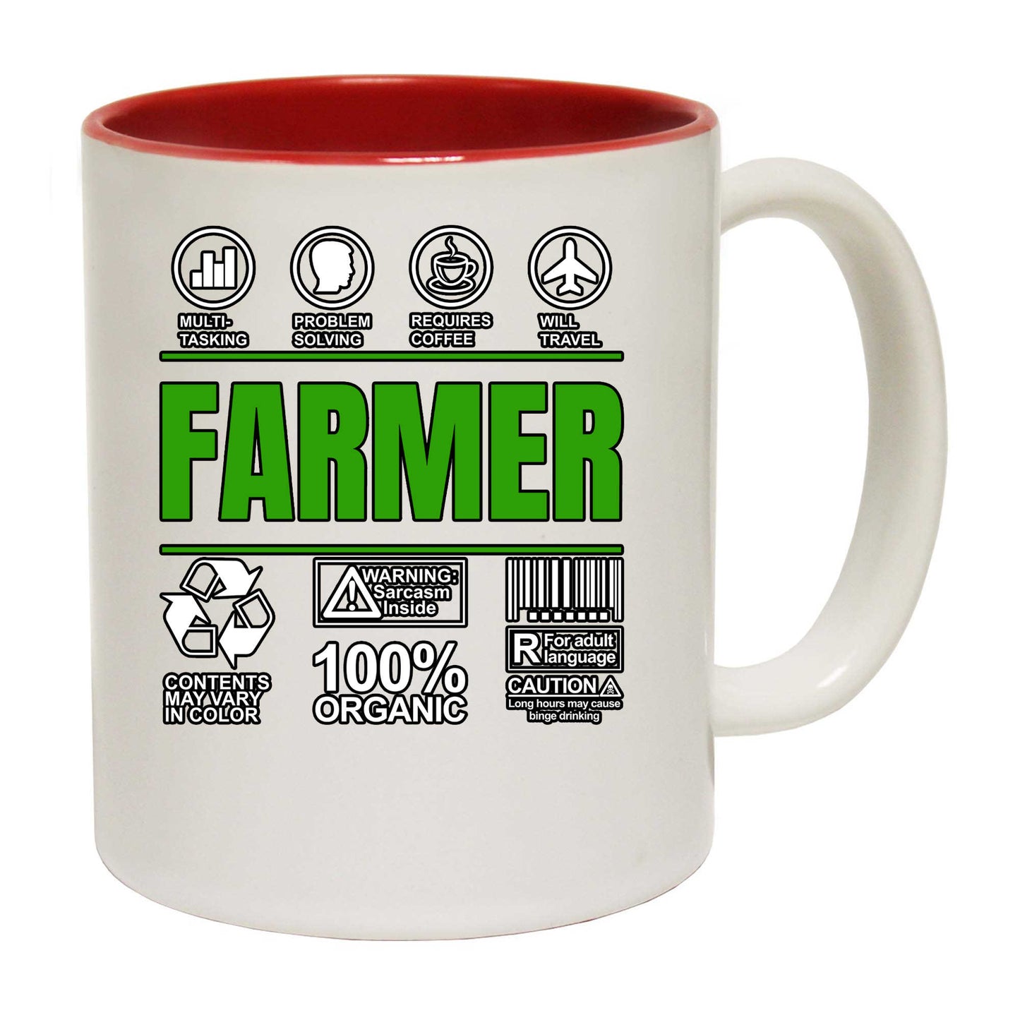 Farmer  Sarcastic Humour - Funny Coffee Mug