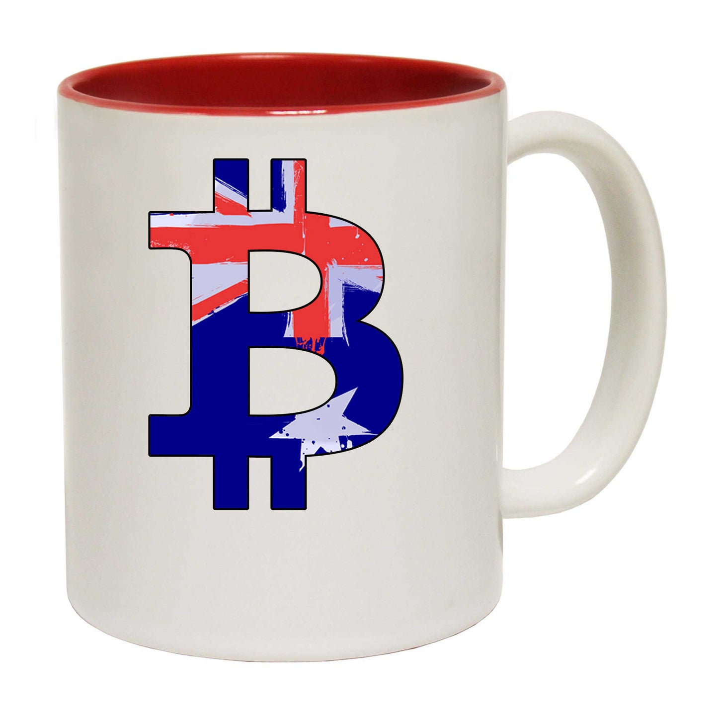 Bitcoin Australia Flag Money Currency - Funny Coffee Mug