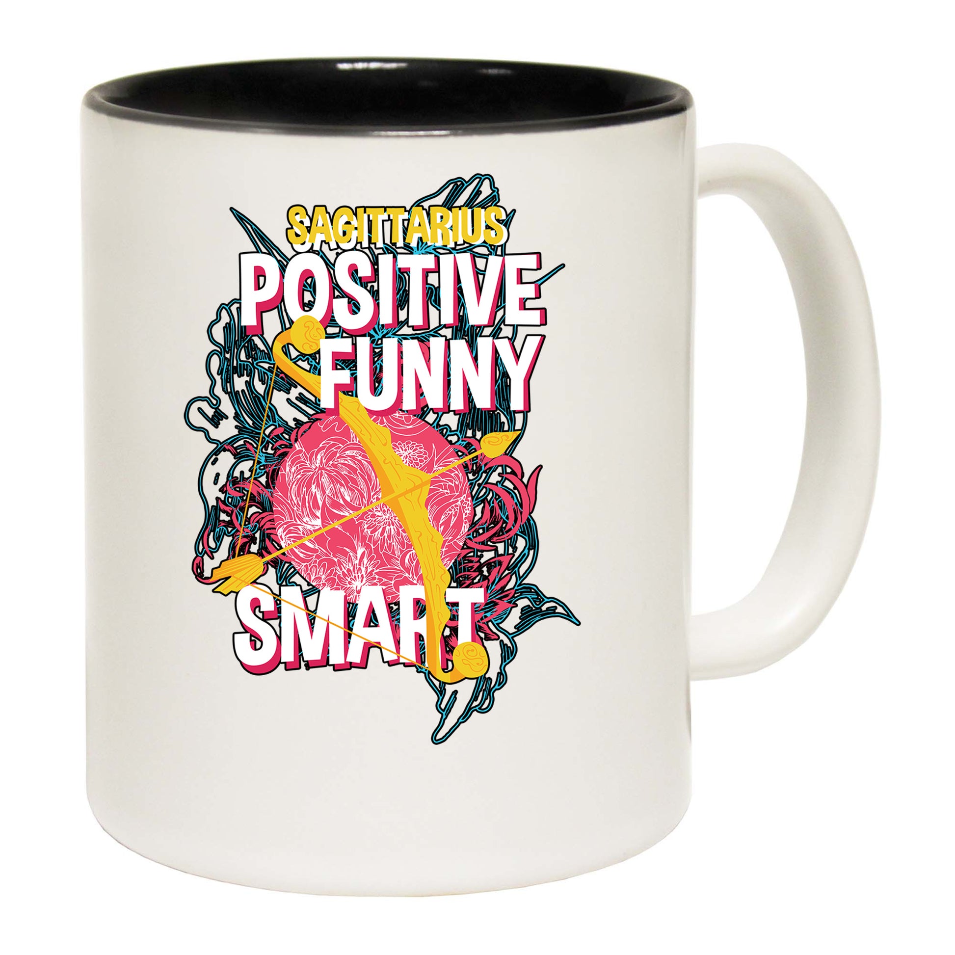 Sagittarius Centaur Archer Birthday Positive Funny Smart - Funny Coffee Mug