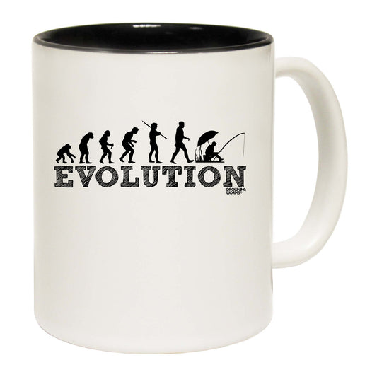 Dw Evolution Fishing - Funny Coffee Mug