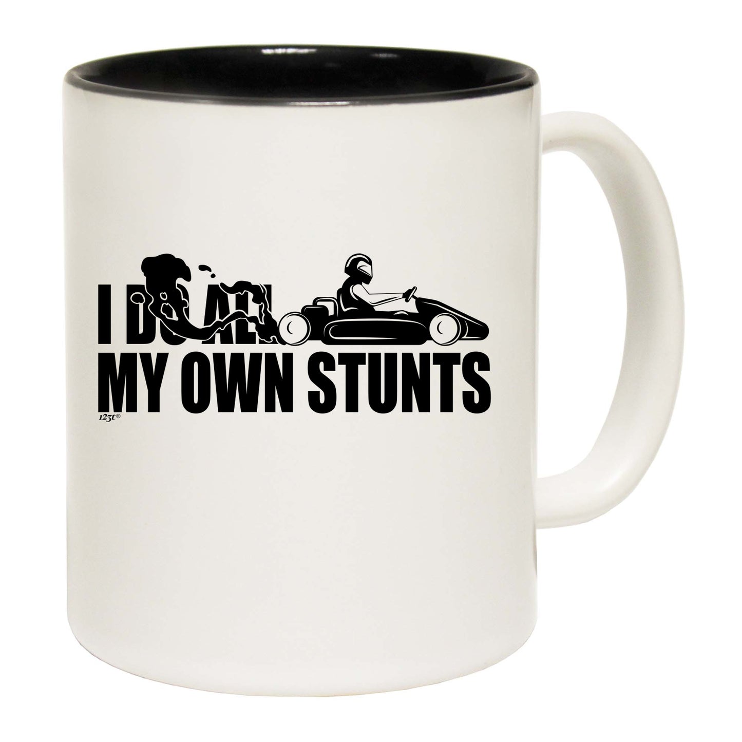 Go Kart Do All My Own Stunts - Funny Coffee Mug