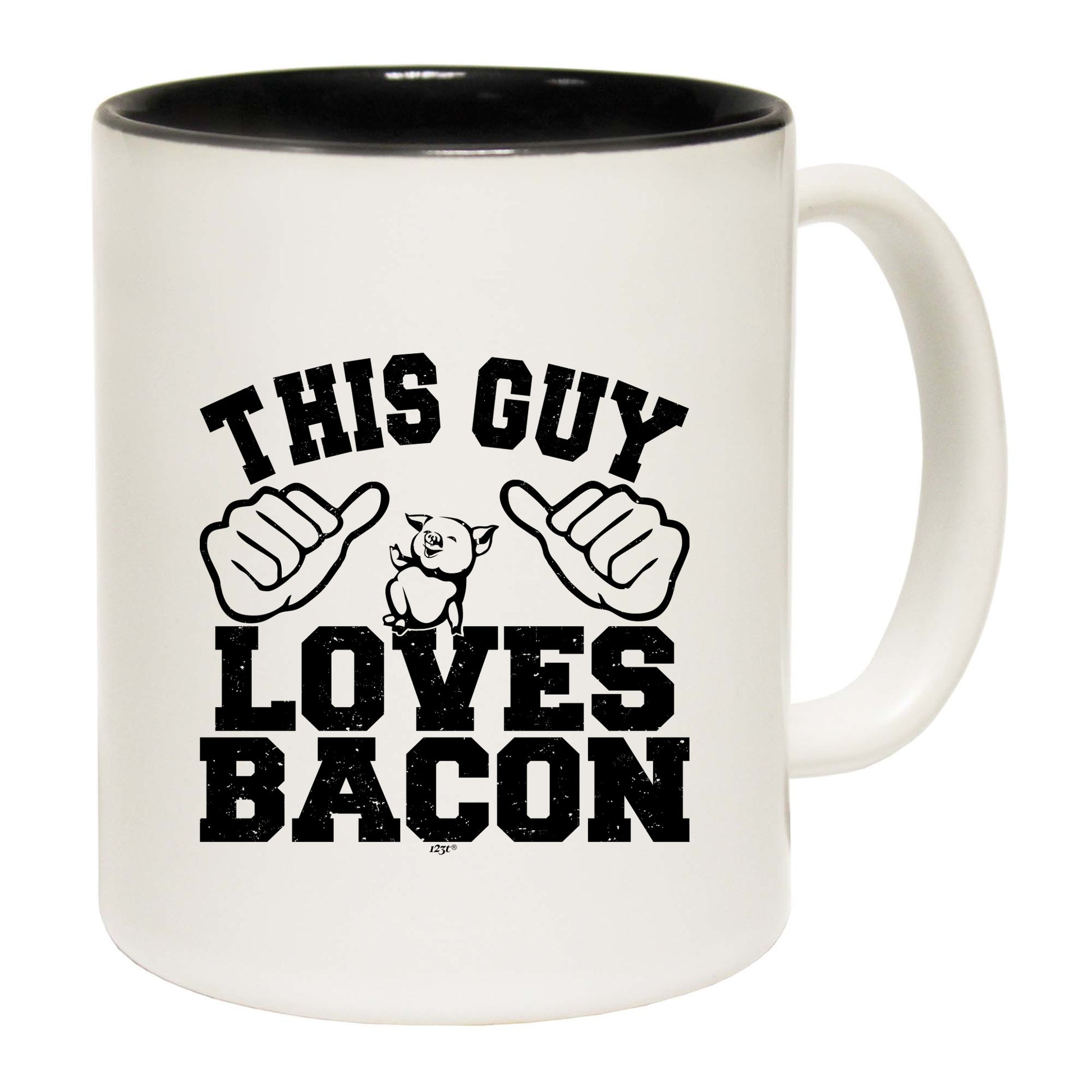 This Guy Loves Bacon - Funny Coffee Mug