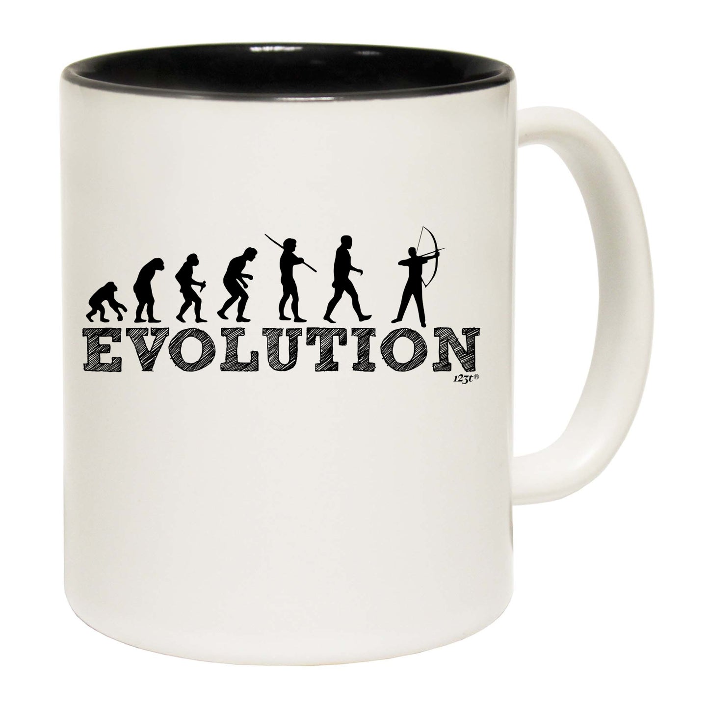 Evolution Archery - Funny Coffee Mug