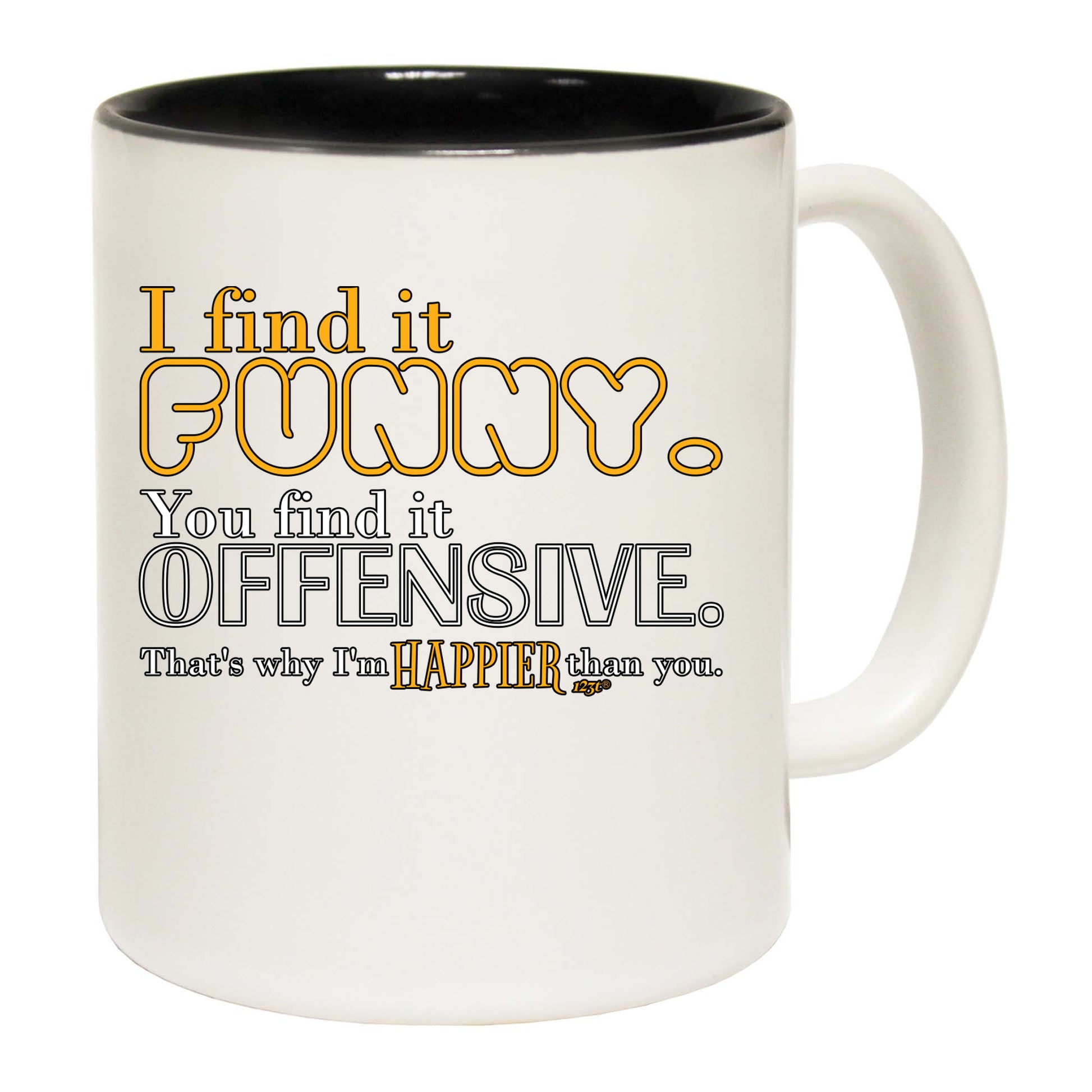 Find It Funny You Find It Offensive - Funny Coffee Mug