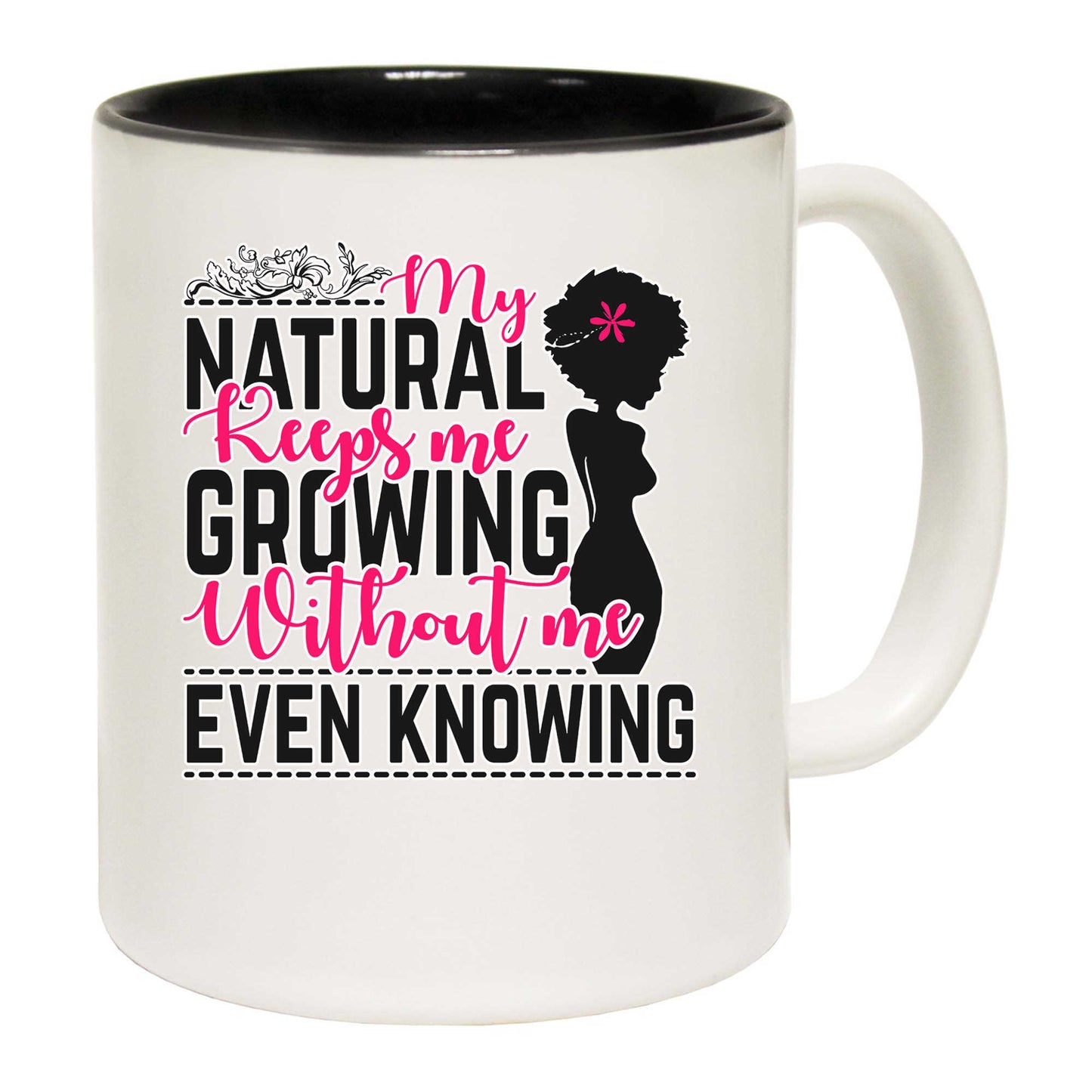 My Natural Keeps Me Crowing Afro - Funny Coffee Mug