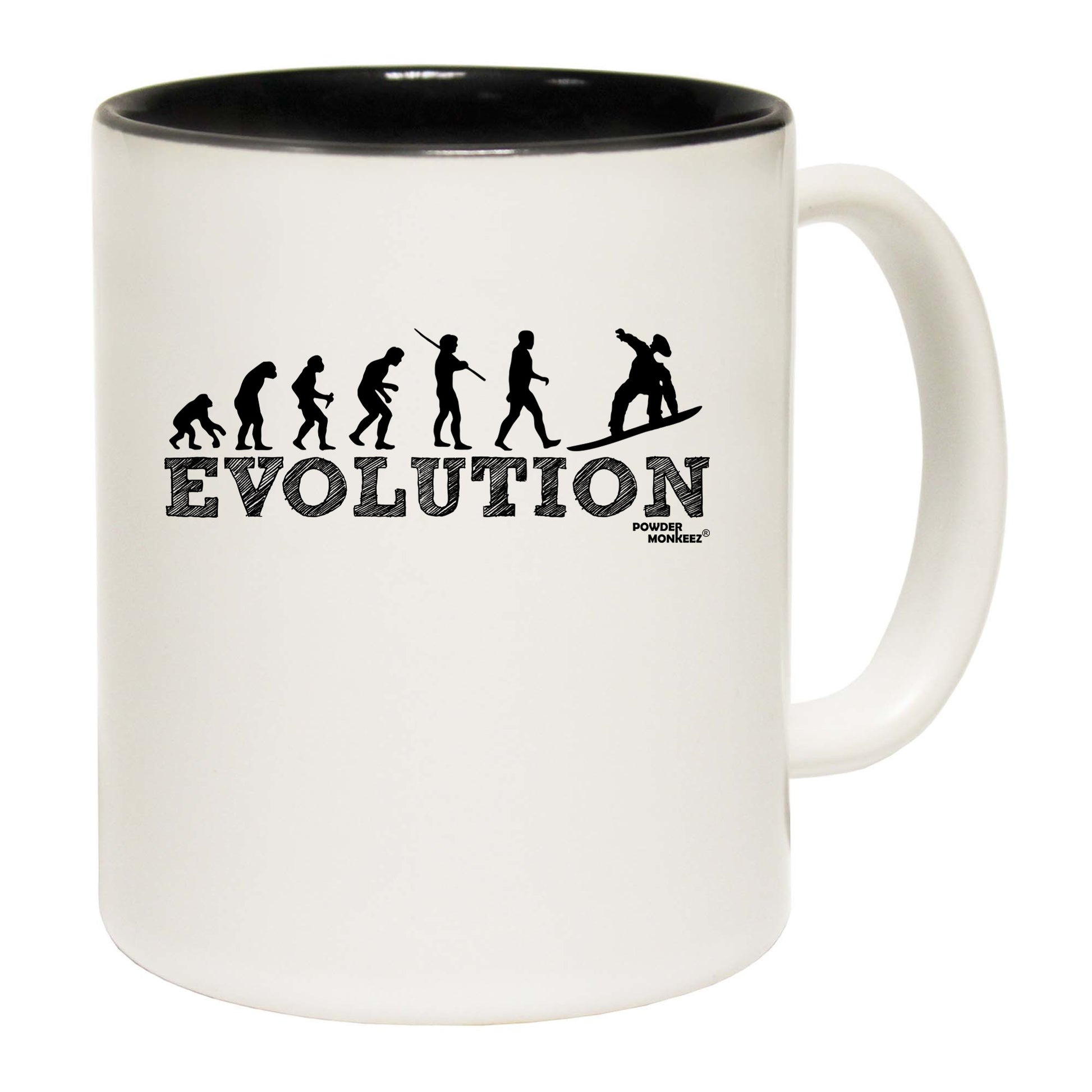 Pm Evolution Snowboarder - Funny Coffee Mug