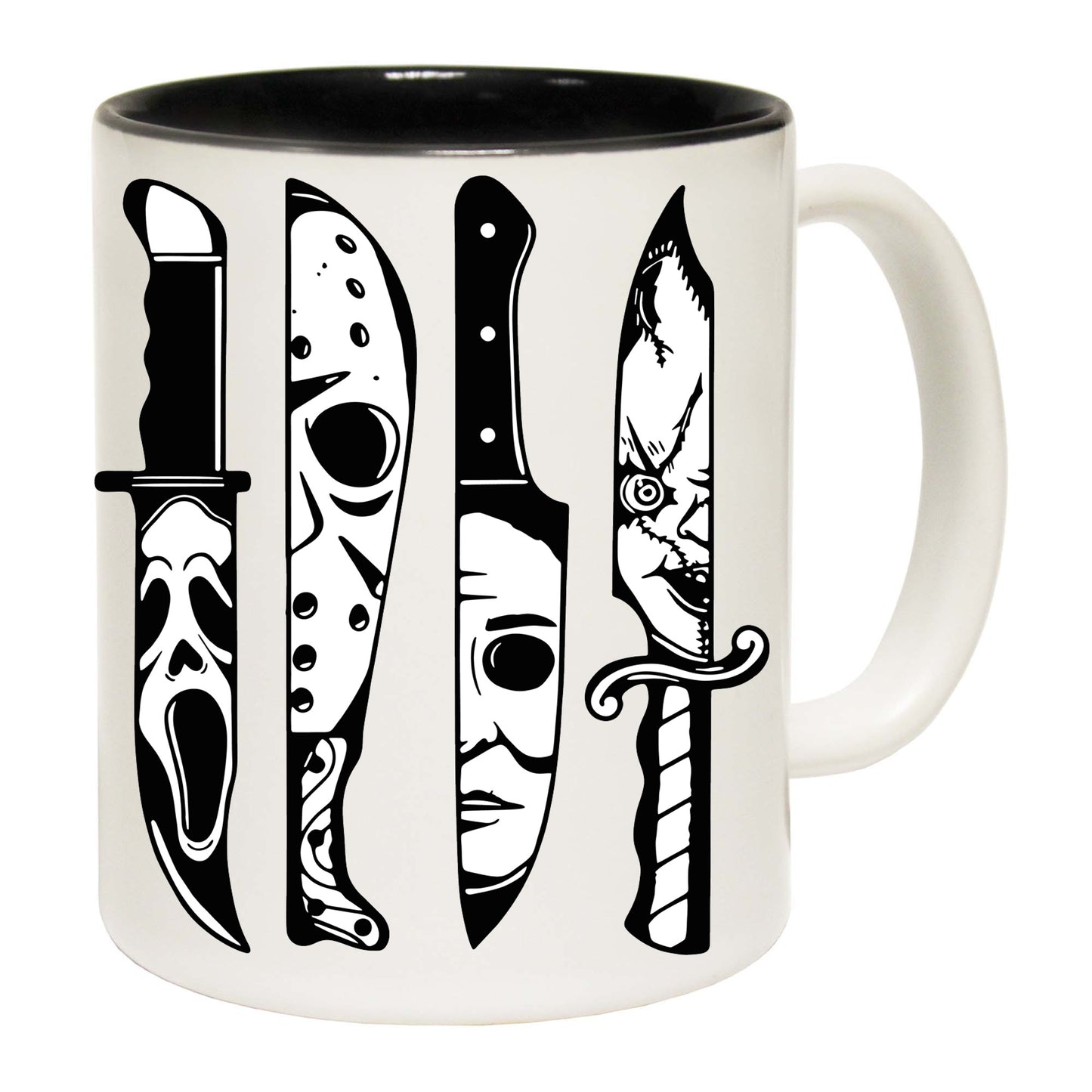 Killer Knives Halloween Trick Or Treat - Funny Coffee Mug