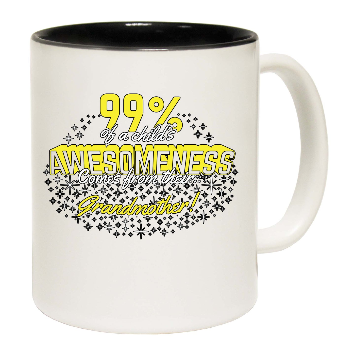 Grandmother 99 Percent Of Awesomeness Comes From - Funny Coffee Mug