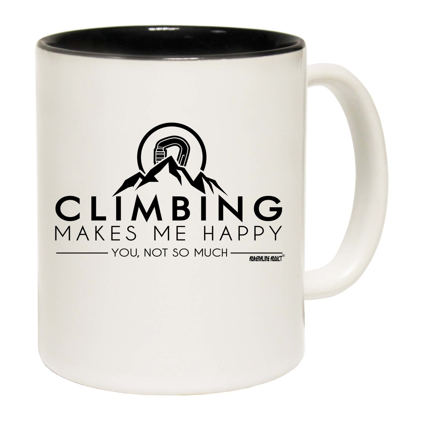 Aa Climbing Makes Me Happy - Funny Coffee Mug