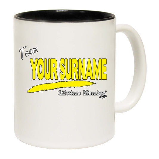 Your Surname V1 Lifetime Member - Funny Coffee Mug