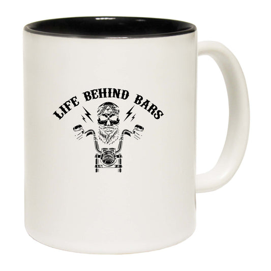 Life Behind Bars Motorcycle Motorbike - Funny Coffee Mug