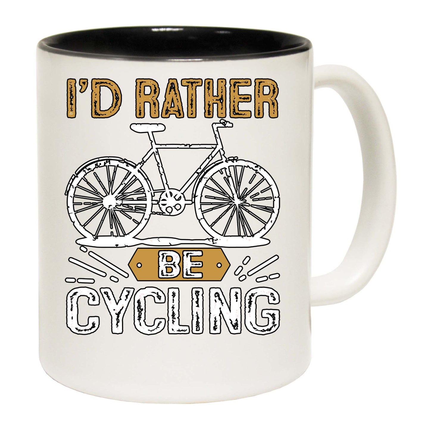 Id Rather Be Cycling Cycling Bicycle Bike - Funny Coffee Mug