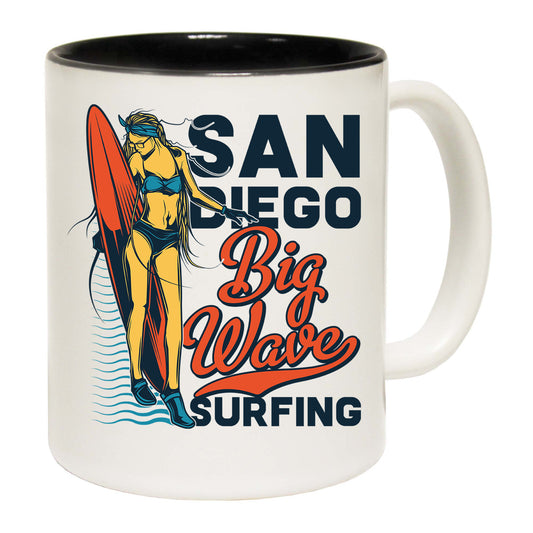 San Diego Big Wave Surfing Surf - Funny Coffee Mug