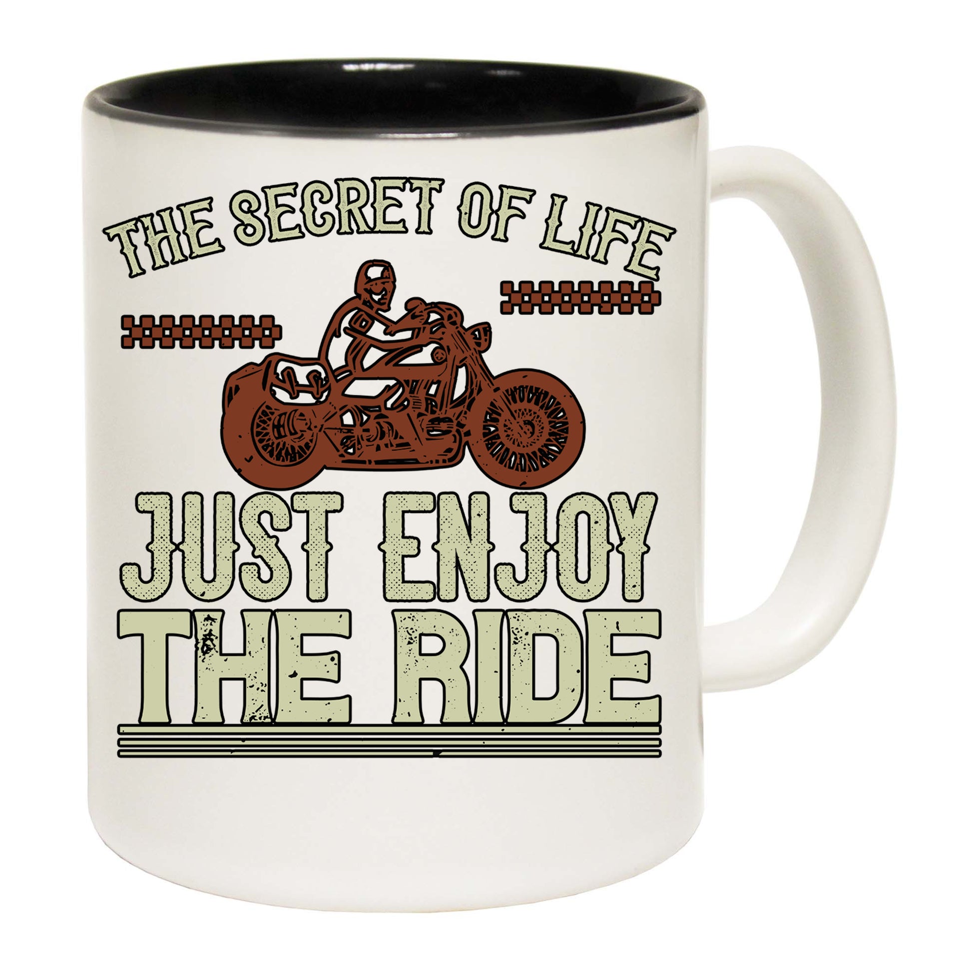 The Secret Life Just Enjoy The Ride Motorbike Motorcycle - Funny Coffee Mug