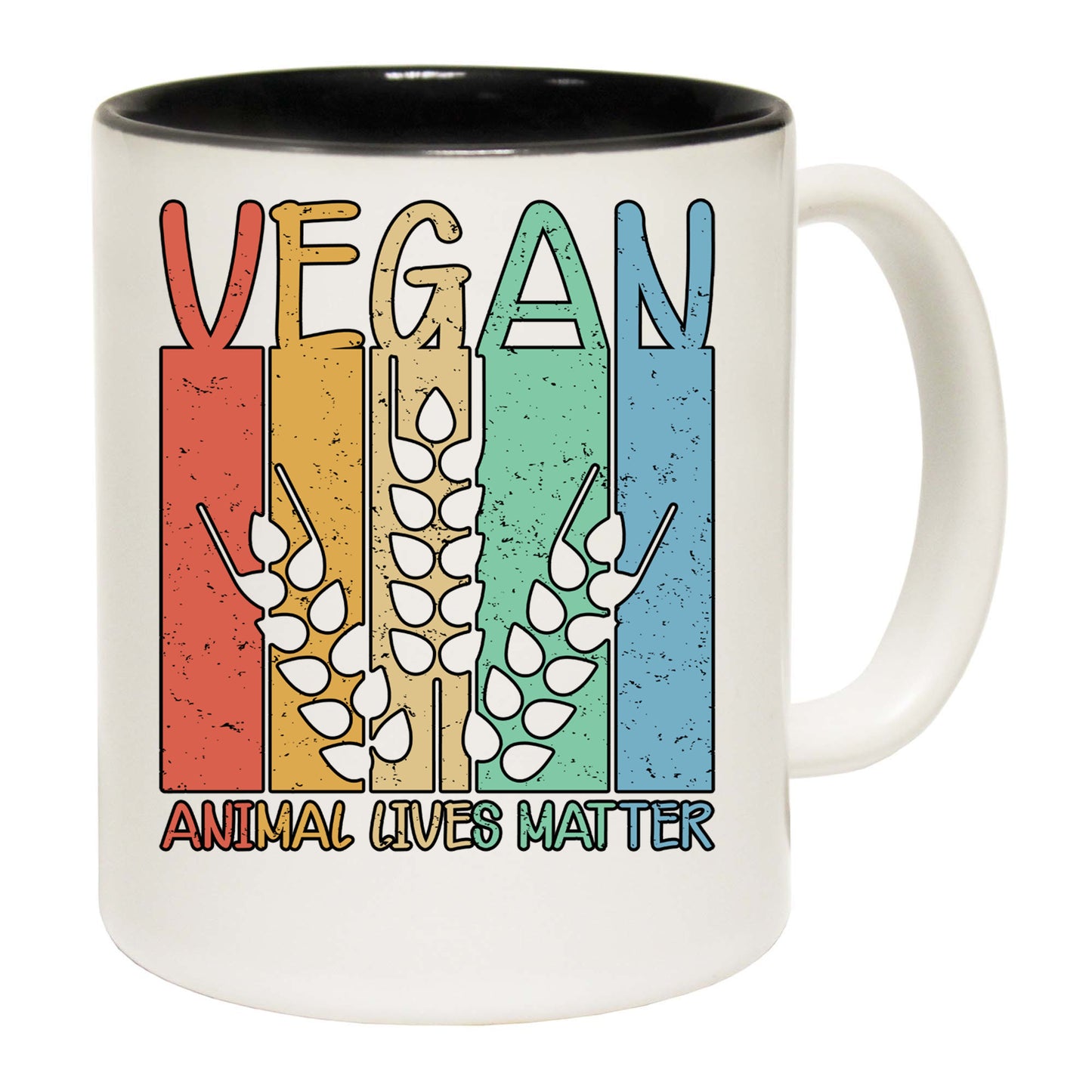 Vegan Animal Lives Matter Food - Funny Coffee Mug