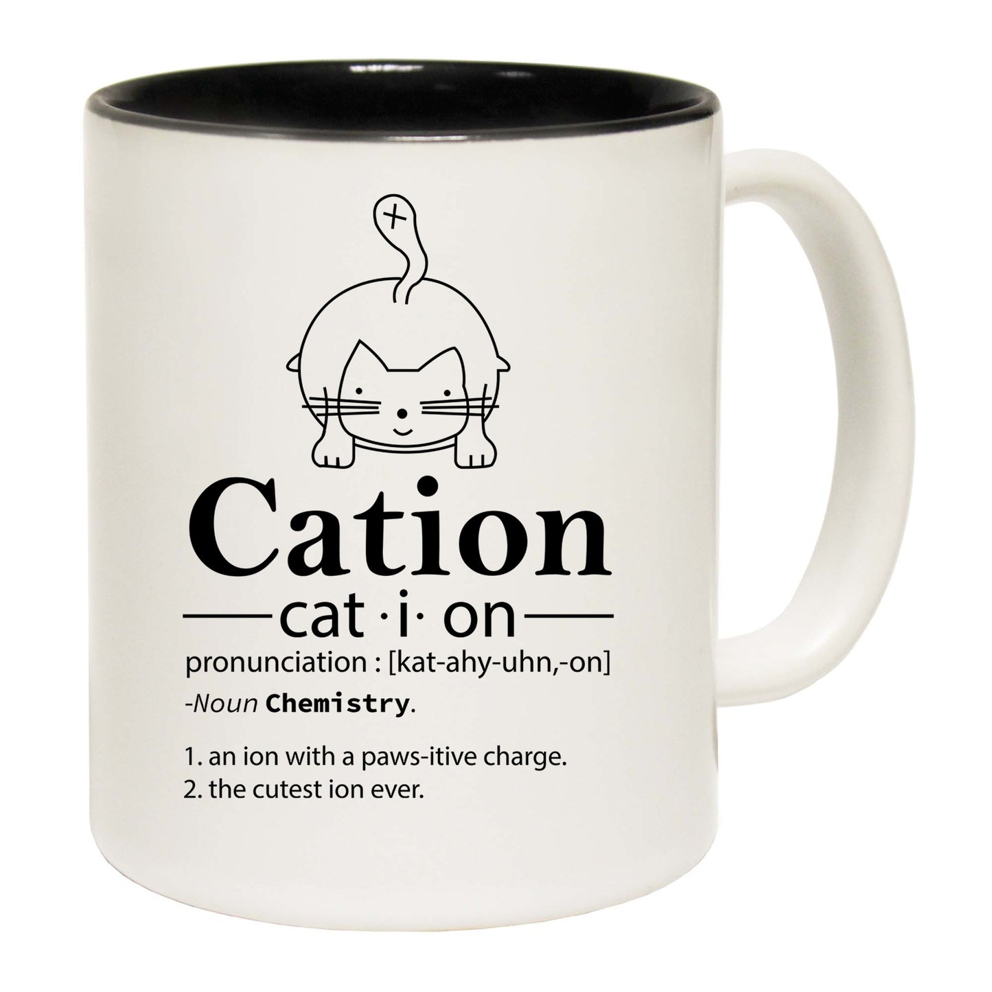 Cation Cat Noun Pronunciation - Funny Coffee Mug