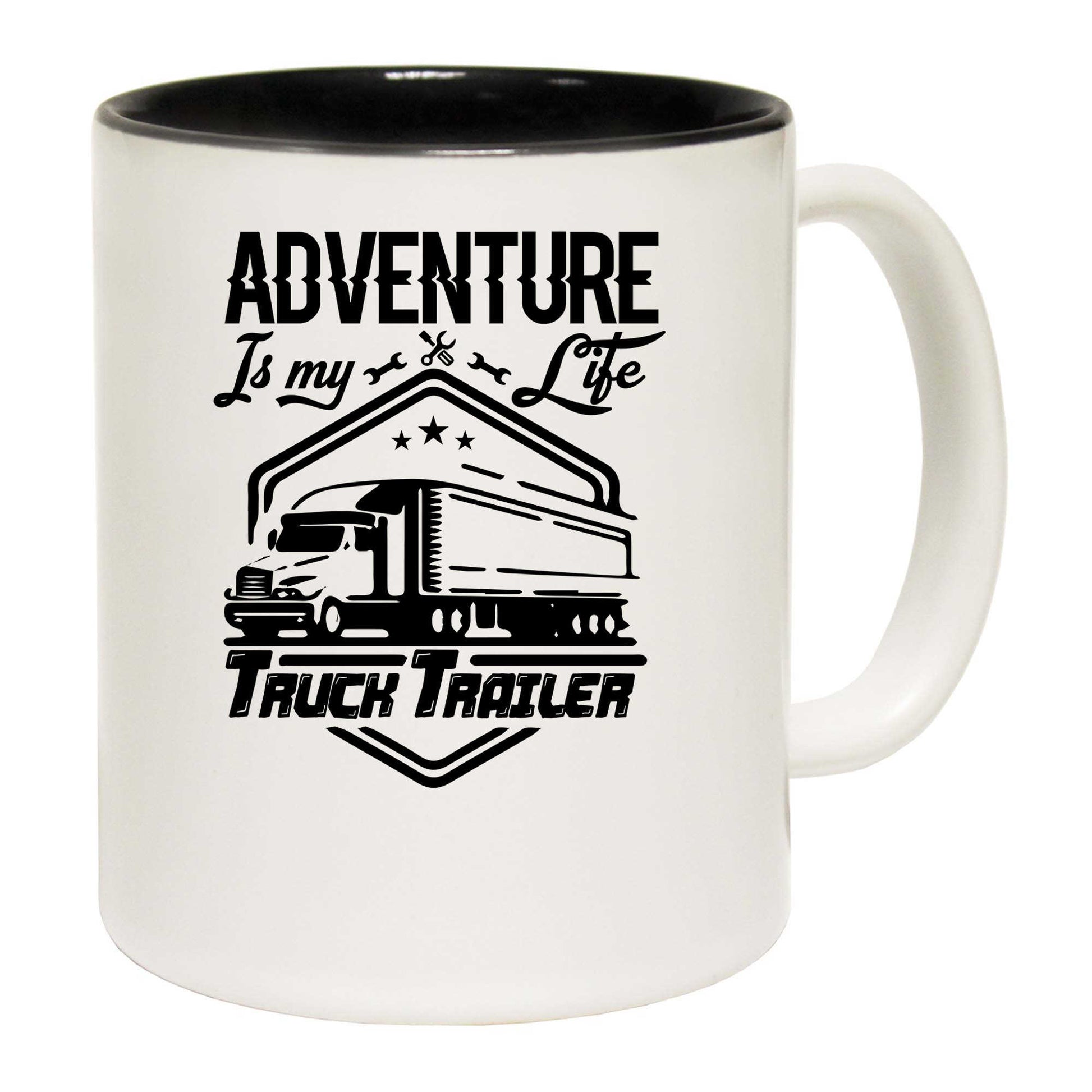 Adverture Is My Life Truck Trailer - Funny Coffee Mug