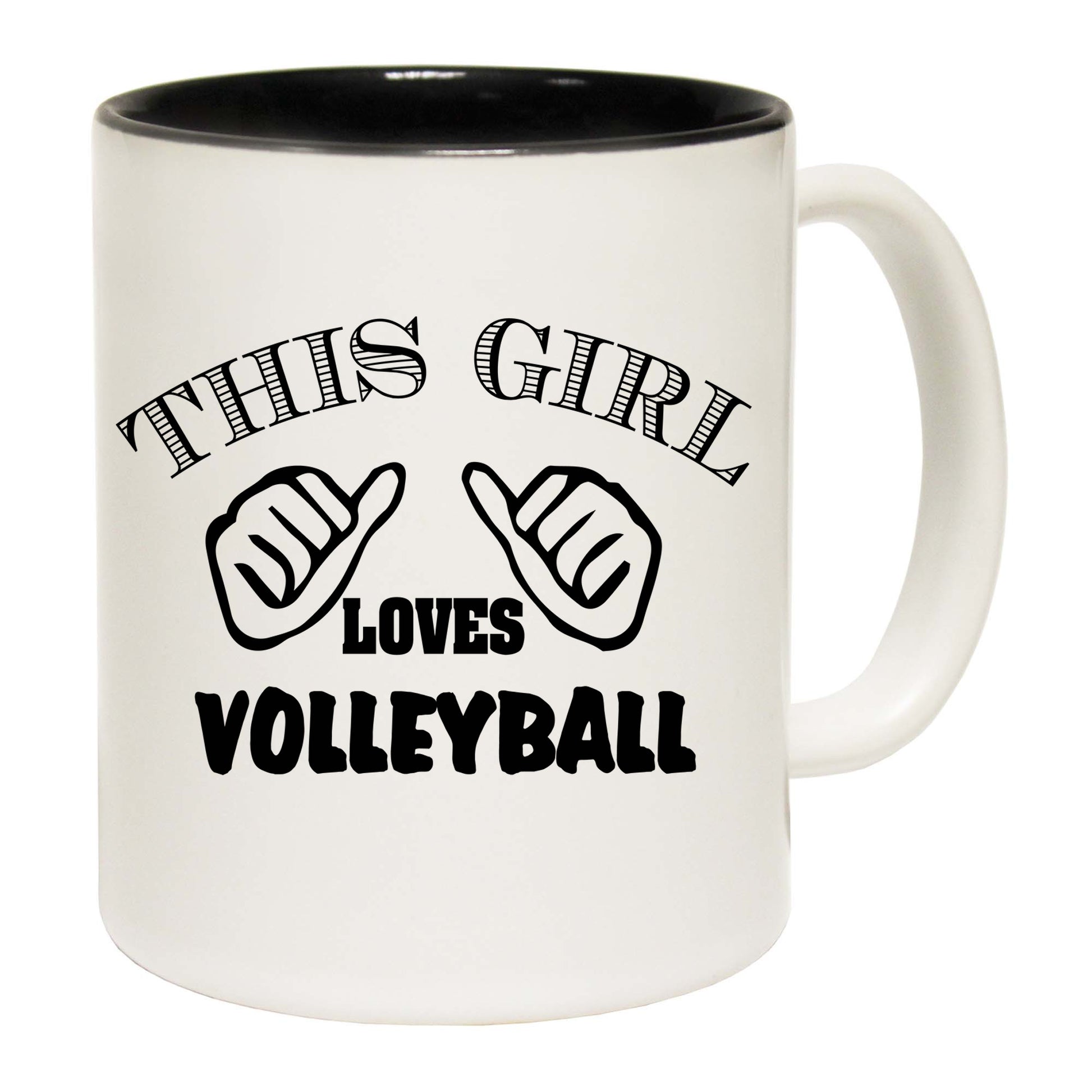 This Girl Loves Volleyball - Funny Coffee Mug