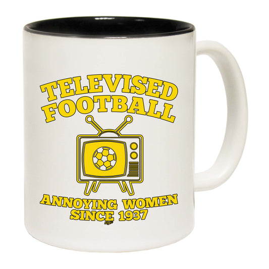 Telvised Football Annoying Women - Funny Coffee Mug