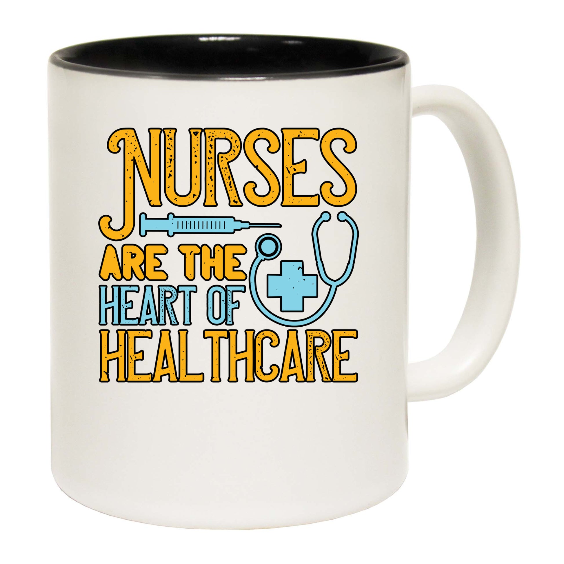 Nurses Are The Heart Of Healthcare - Funny Coffee Mug