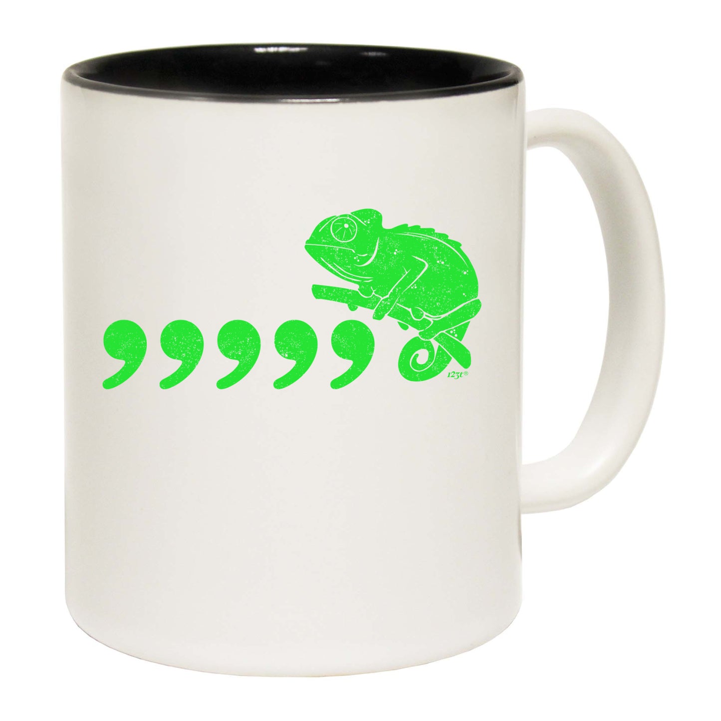 Comma Chameleon 80'S Retro - Funny Coffee Mug