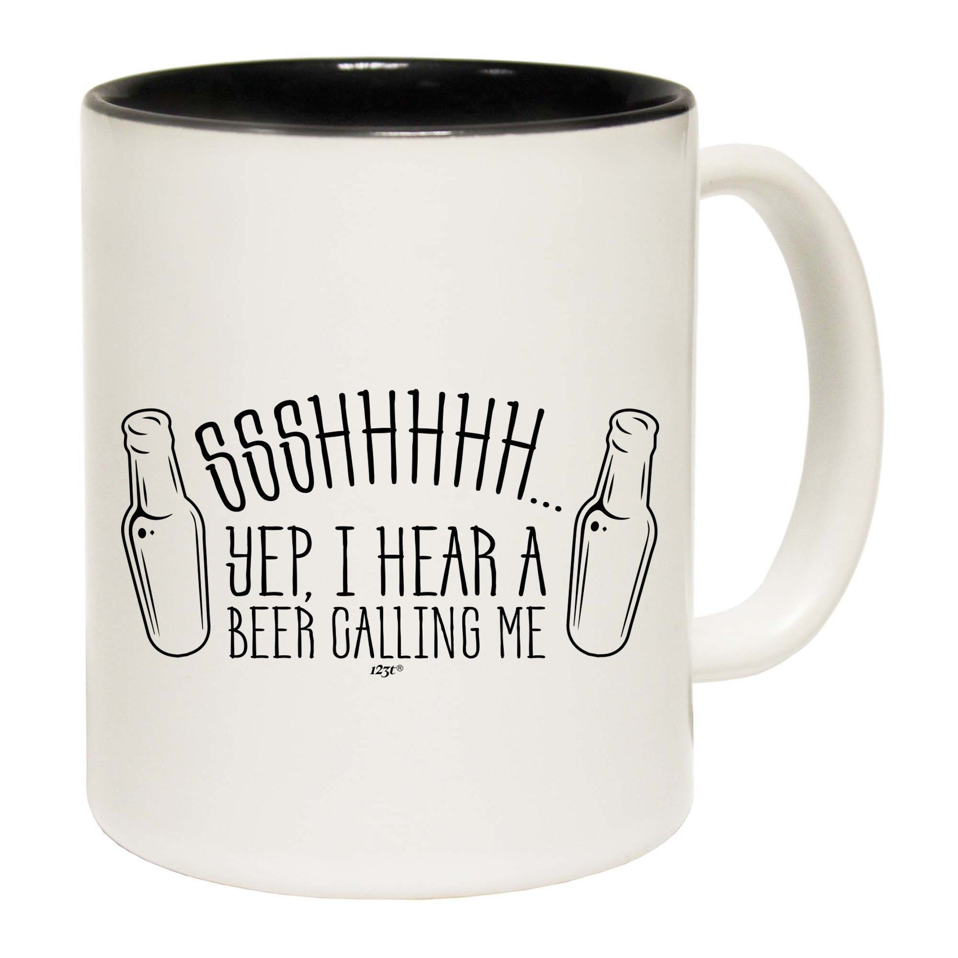 Ssshhh Yep Hear A Beer Calling Me - Funny Coffee Mug