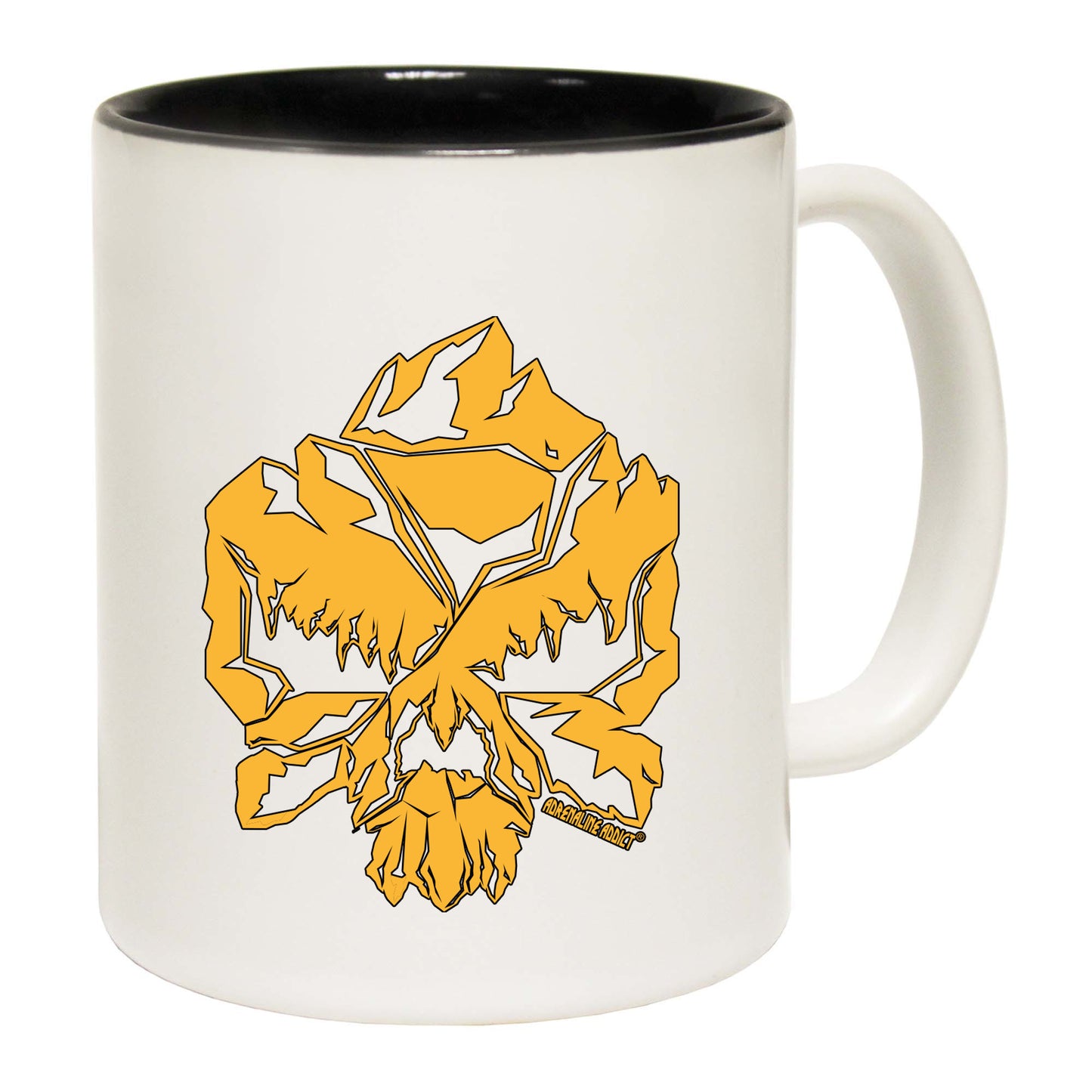 Aa Climbing Skull - Funny Coffee Mug