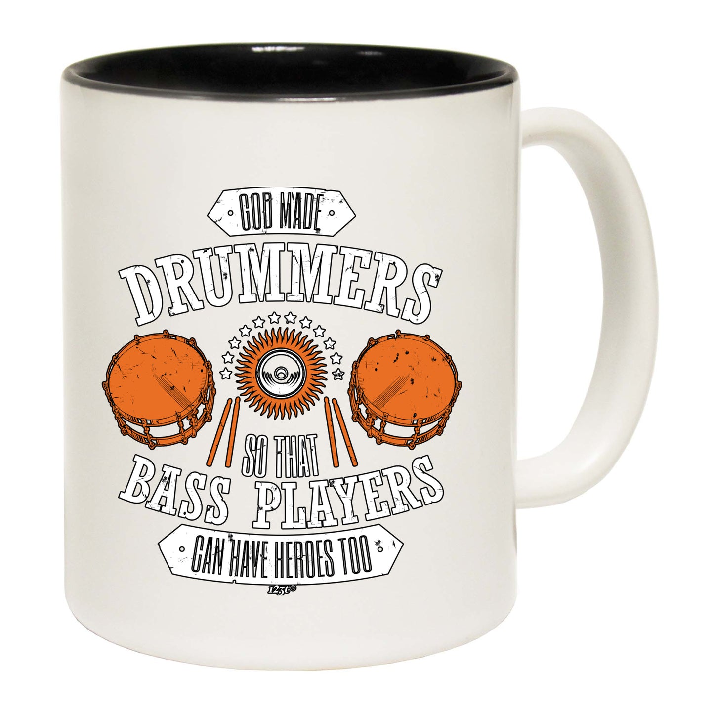 God Made Drummers Drums Music - Funny Coffee Mug