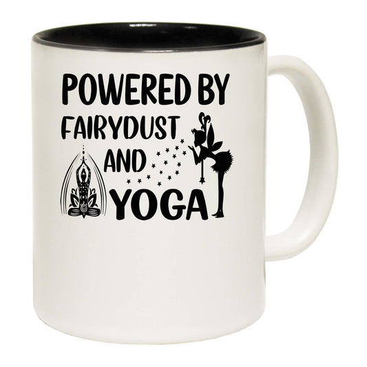 Powered By Fairydust And Yoga - Funny Coffee Mug