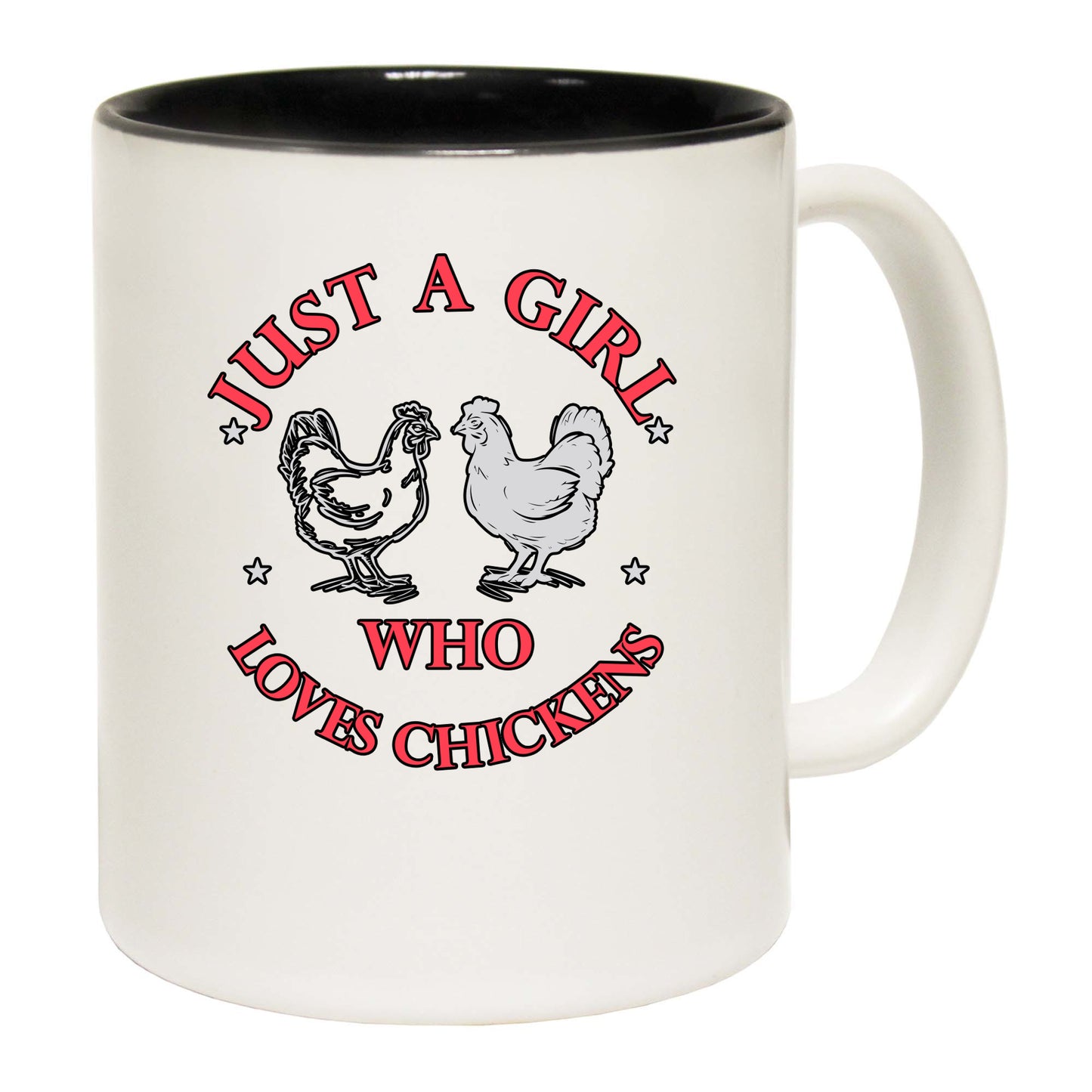 Just A Girl Who Loves Chickens - Funny Coffee Mug