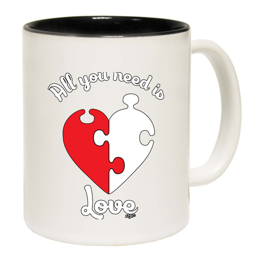 All You Need Is Love Jigsaw - Funny Coffee Mug