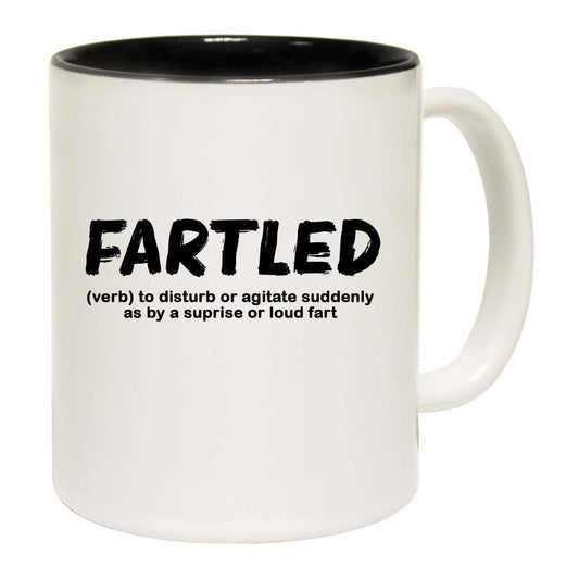 Fartled Verb Loud Fart - Funny Coffee Mug